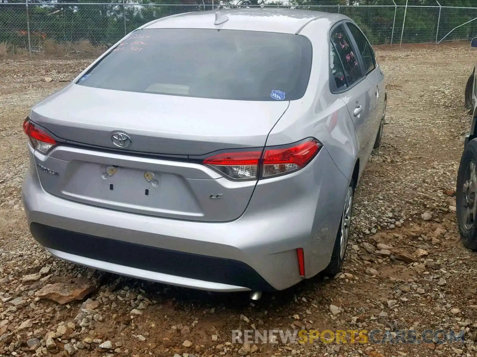 4 Photograph of a damaged car JTDEPRAE5LJ004348 TOYOTA COROLLA 2020