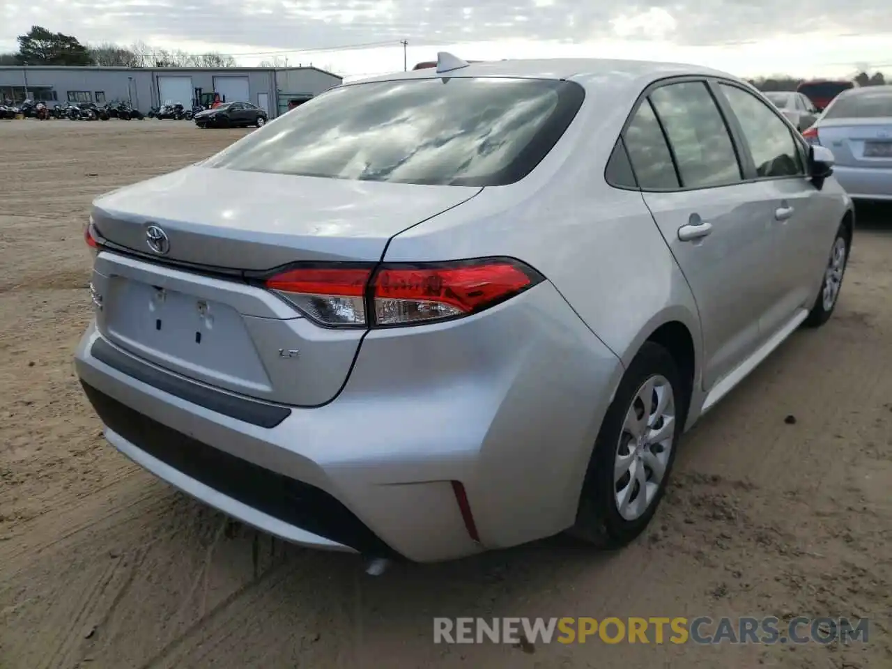 4 Photograph of a damaged car JTDEPRAE5LJ004821 TOYOTA COROLLA 2020