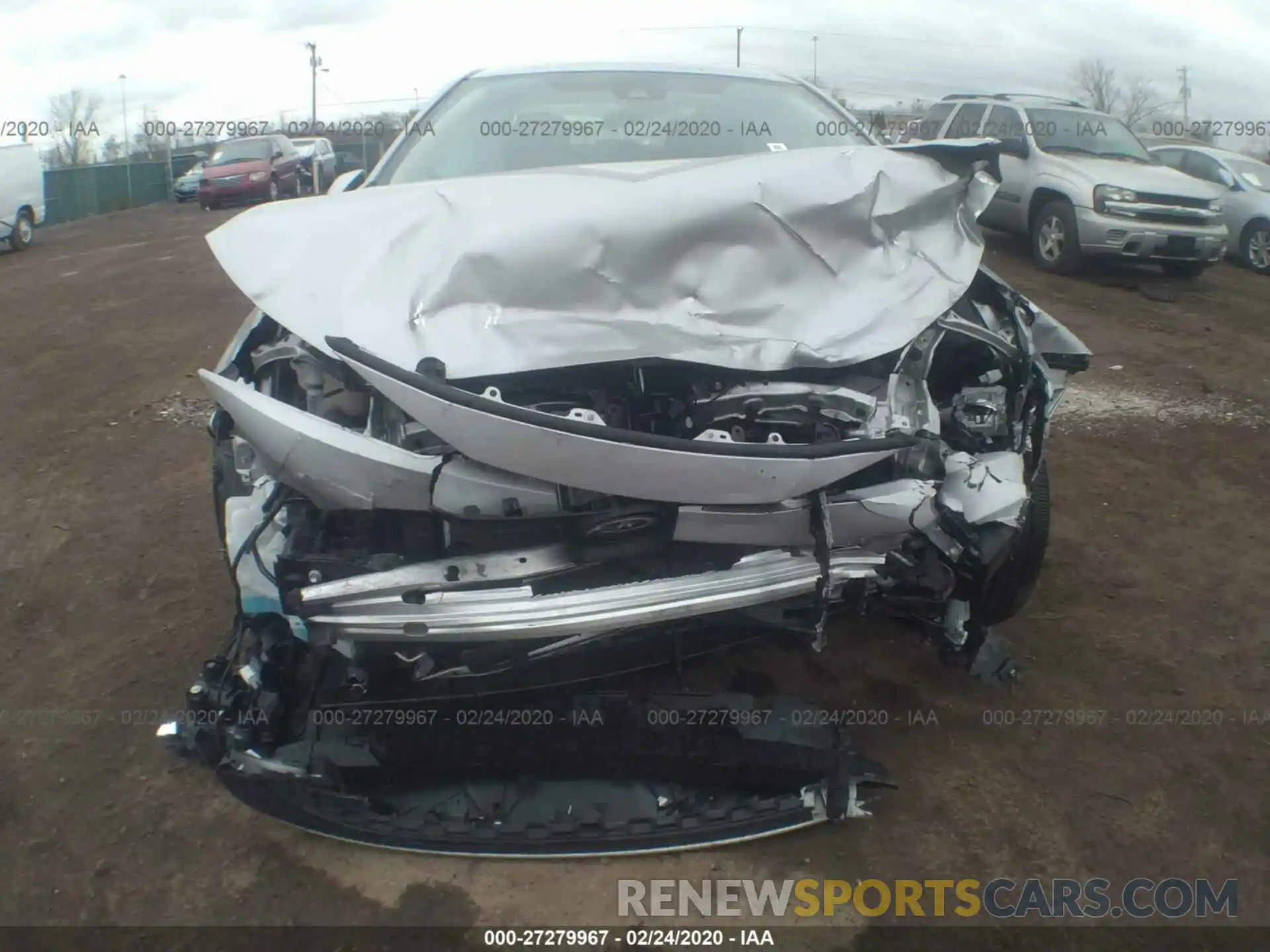 6 Photograph of a damaged car JTDEPRAE5LJ005693 TOYOTA COROLLA 2020