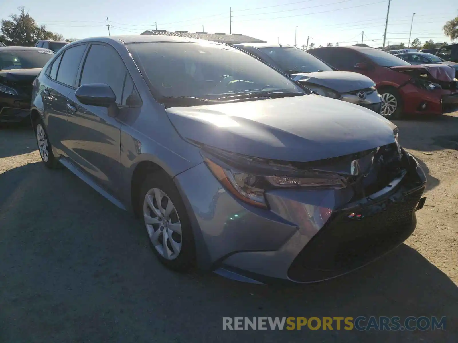 1 Photograph of a damaged car JTDEPRAE5LJ006441 TOYOTA COROLLA 2020