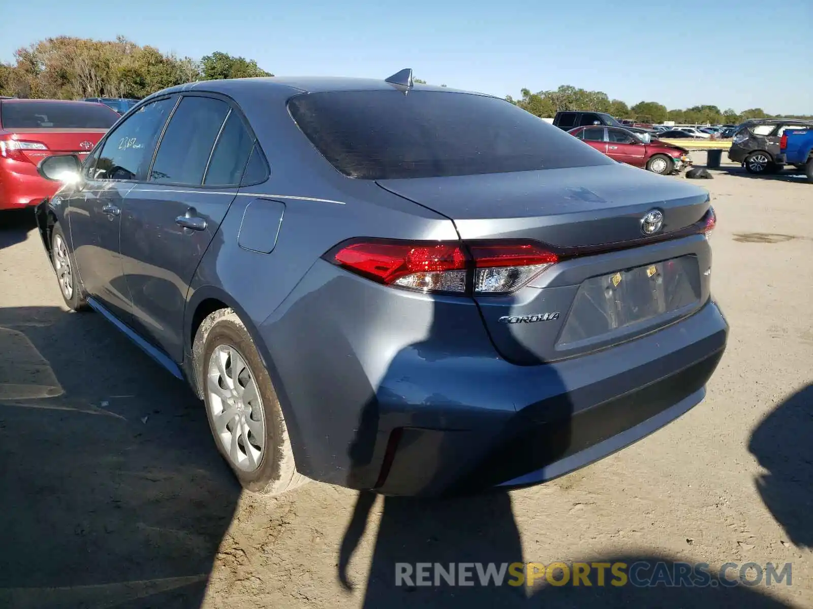 3 Photograph of a damaged car JTDEPRAE5LJ006441 TOYOTA COROLLA 2020