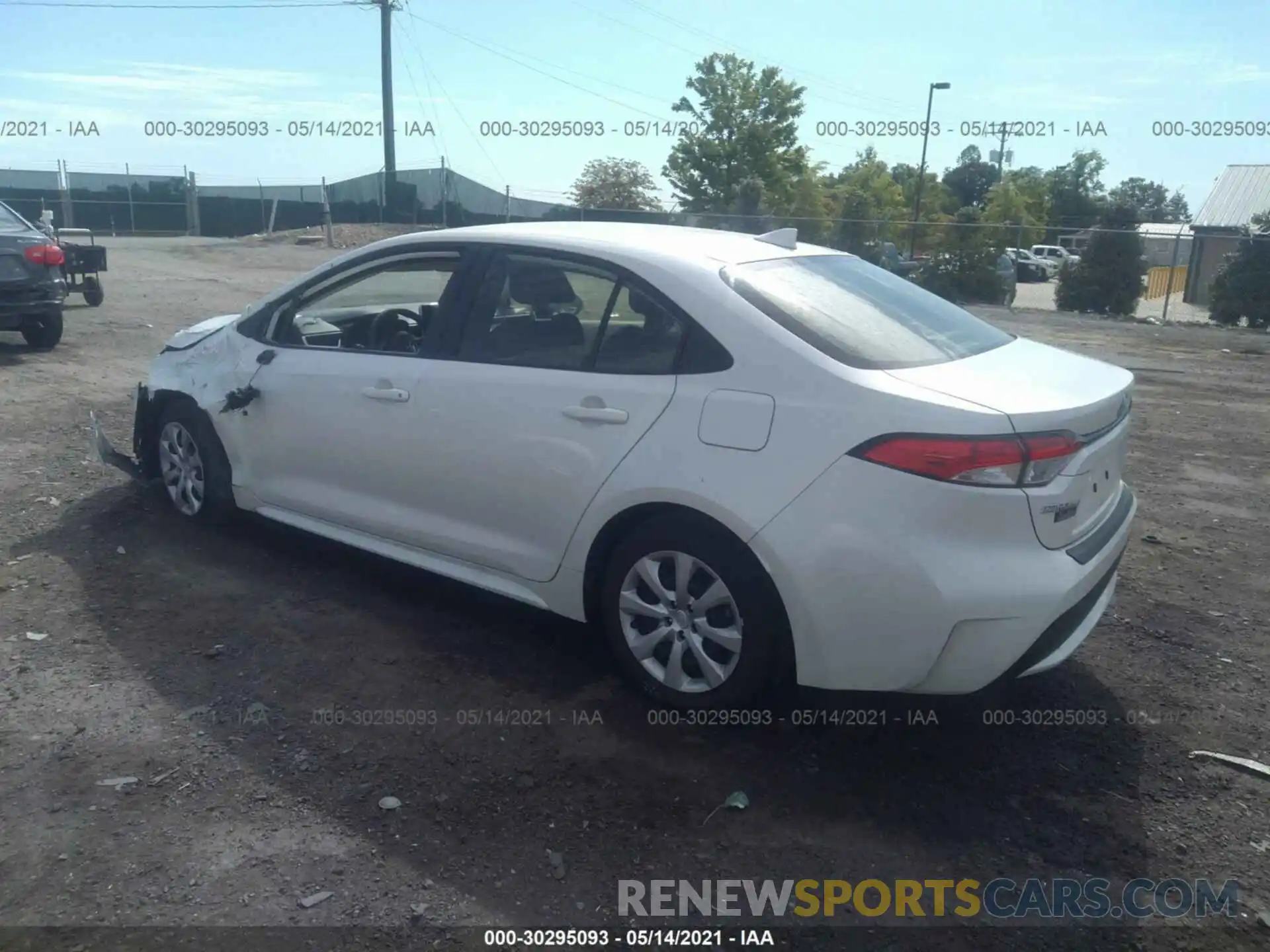 3 Photograph of a damaged car JTDEPRAE5LJ006696 TOYOTA COROLLA 2020