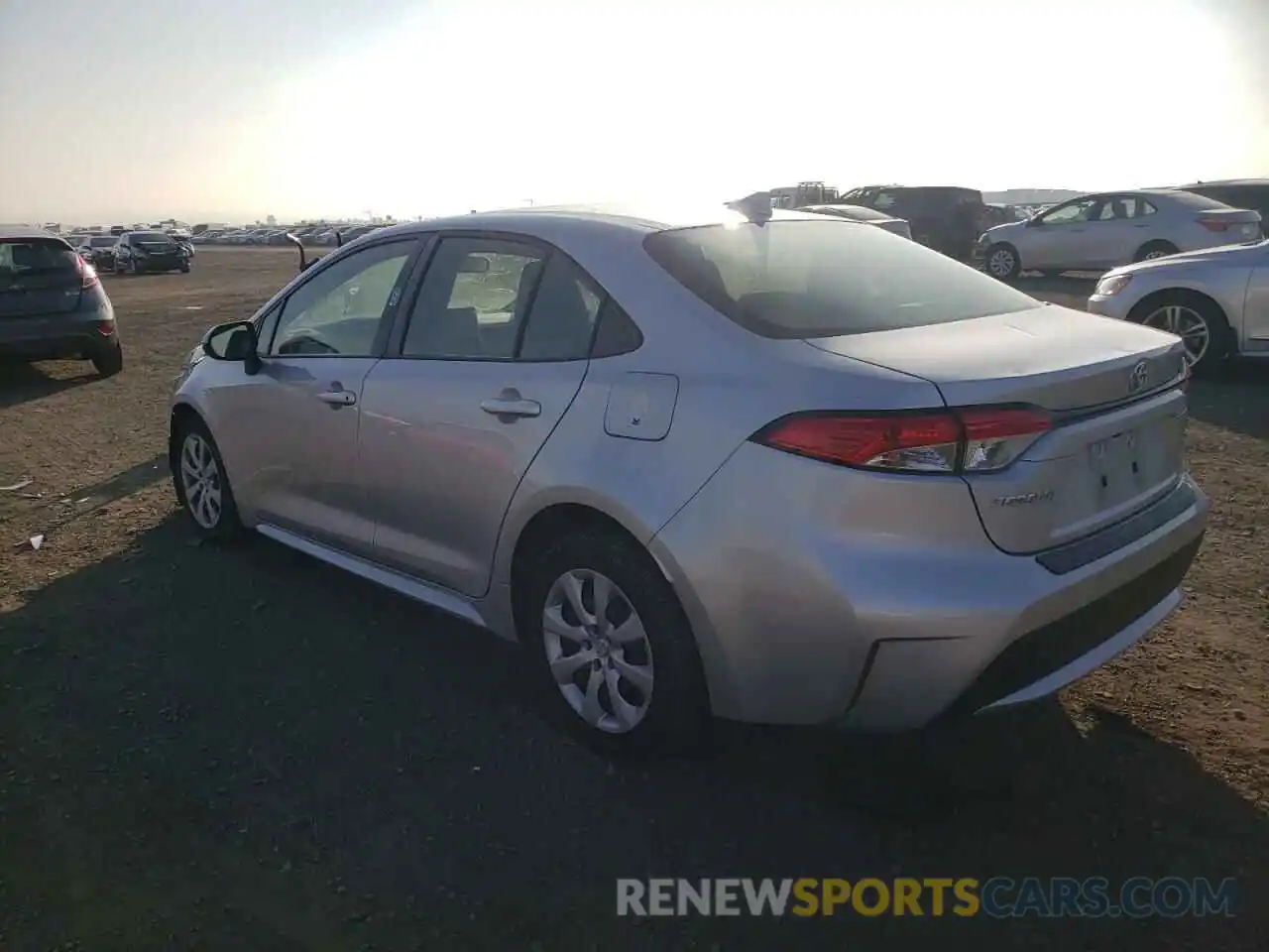 3 Photograph of a damaged car JTDEPRAE5LJ006780 TOYOTA COROLLA 2020