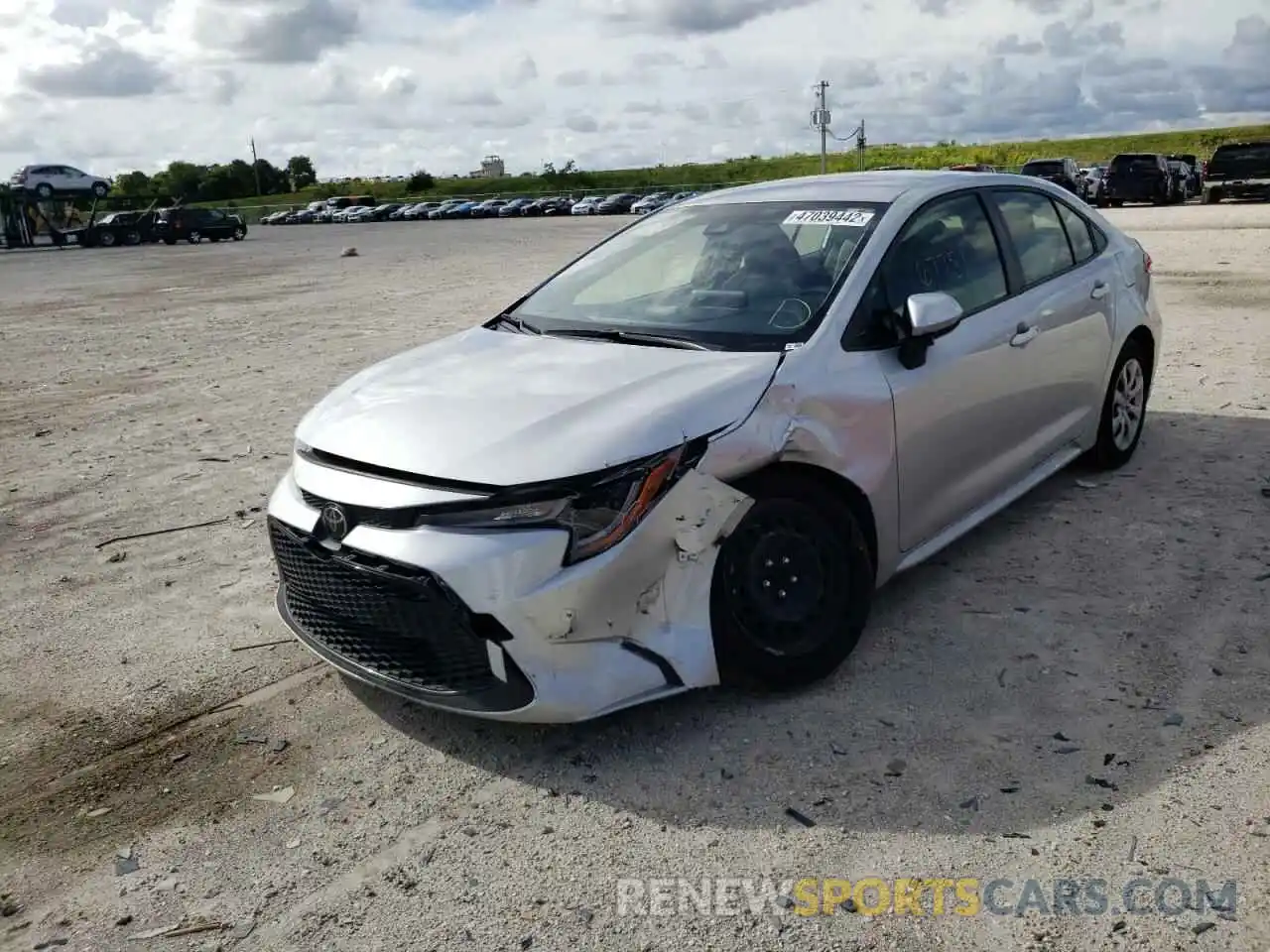 9 Photograph of a damaged car JTDEPRAE5LJ006987 TOYOTA COROLLA 2020