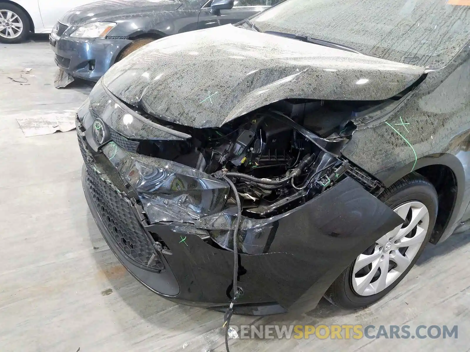 9 Фотография поврежденного автомобиля JTDEPRAE5LJ007038 TOYOTA COROLLA 2020