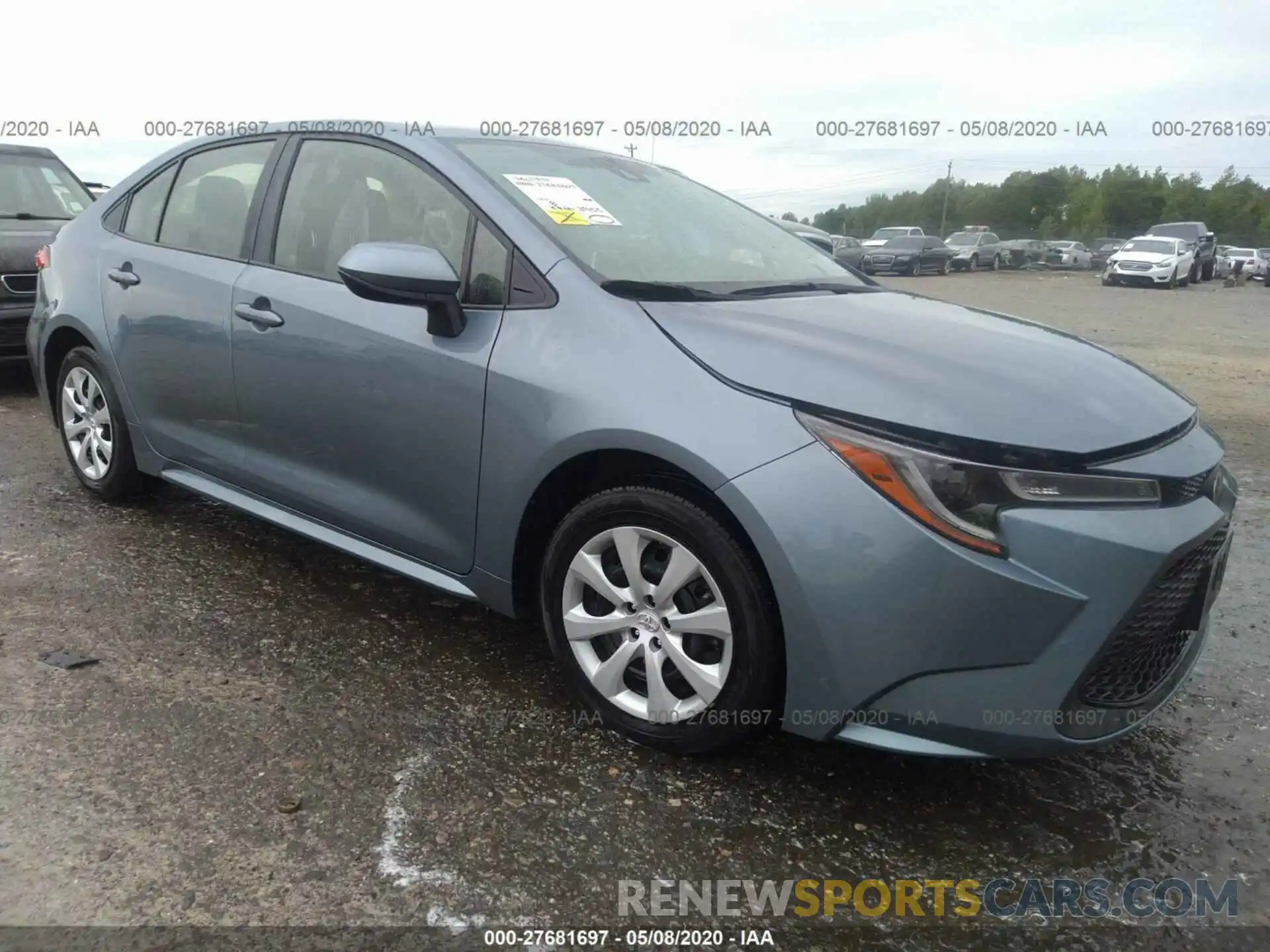 1 Photograph of a damaged car JTDEPRAE5LJ008304 TOYOTA COROLLA 2020