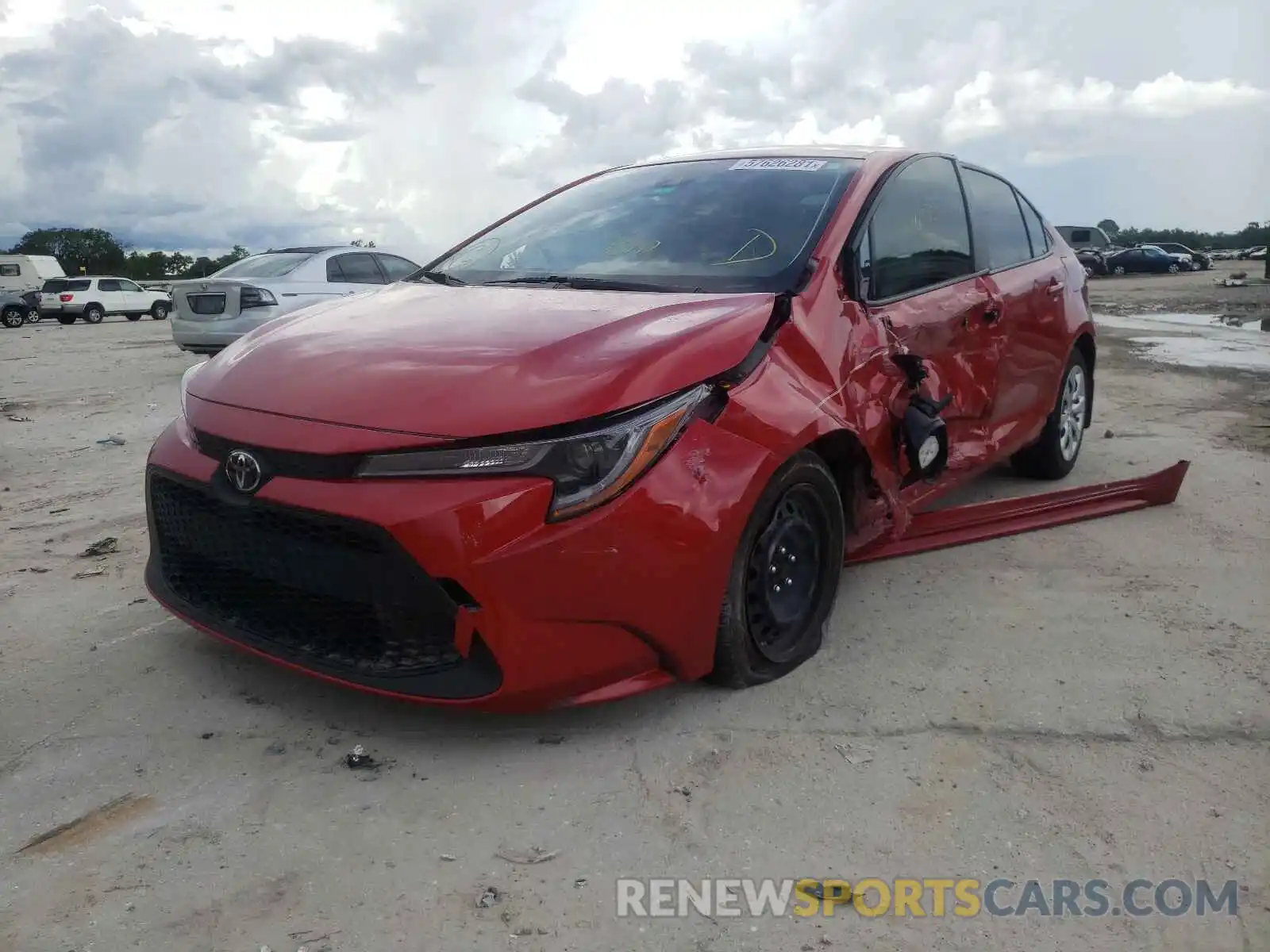 2 Photograph of a damaged car JTDEPRAE5LJ008447 TOYOTA COROLLA 2020