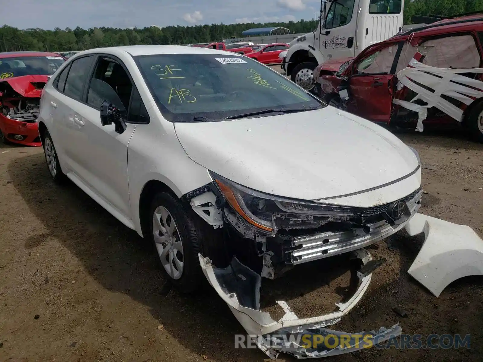 9 Photograph of a damaged car JTDEPRAE5LJ008559 TOYOTA COROLLA 2020