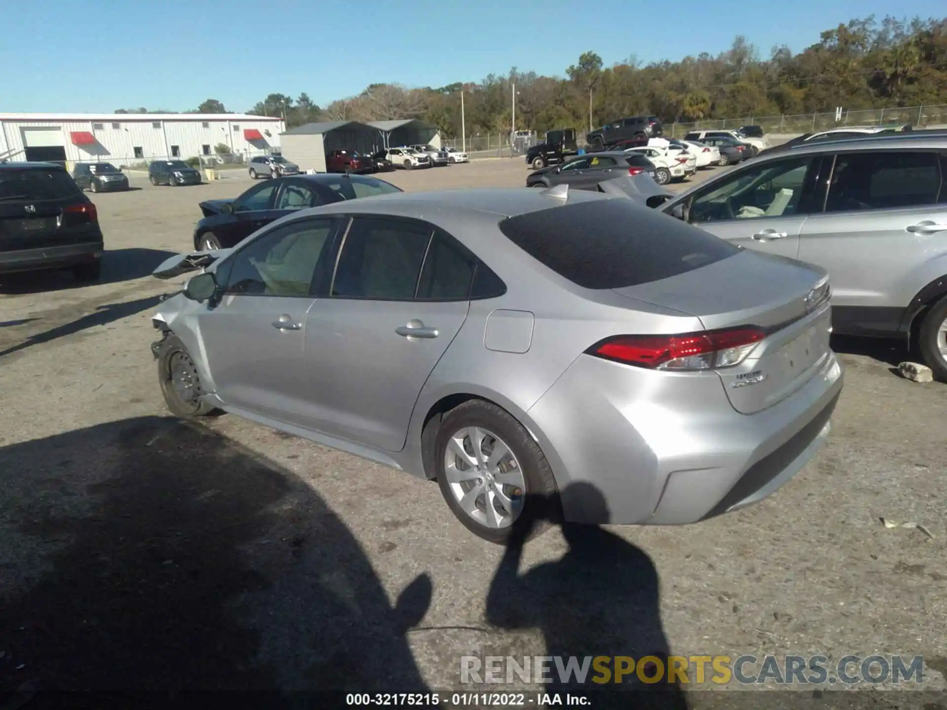 3 Photograph of a damaged car JTDEPRAE5LJ008903 TOYOTA COROLLA 2020