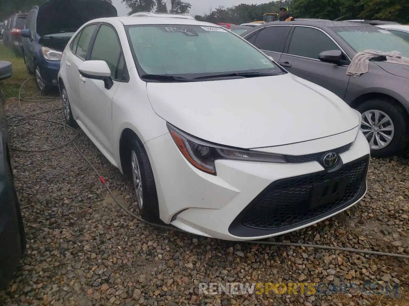 1 Photograph of a damaged car JTDEPRAE5LJ009355 TOYOTA COROLLA 2020