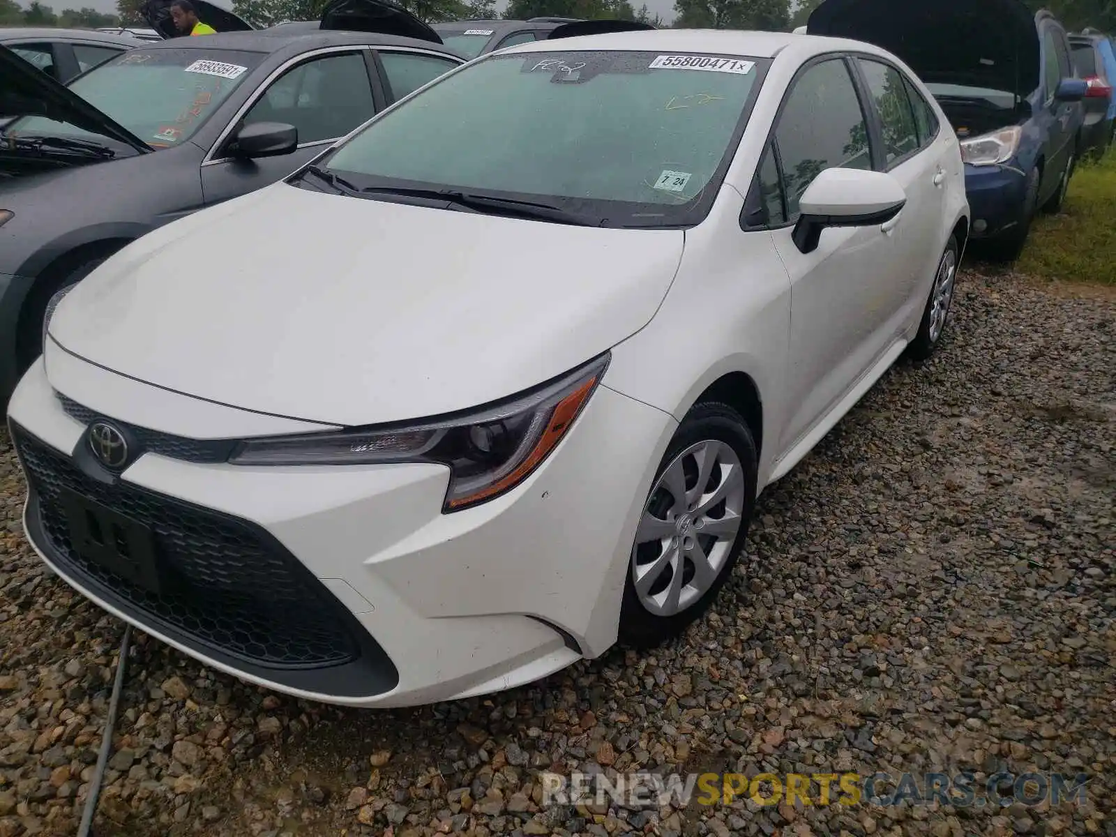 2 Photograph of a damaged car JTDEPRAE5LJ009355 TOYOTA COROLLA 2020