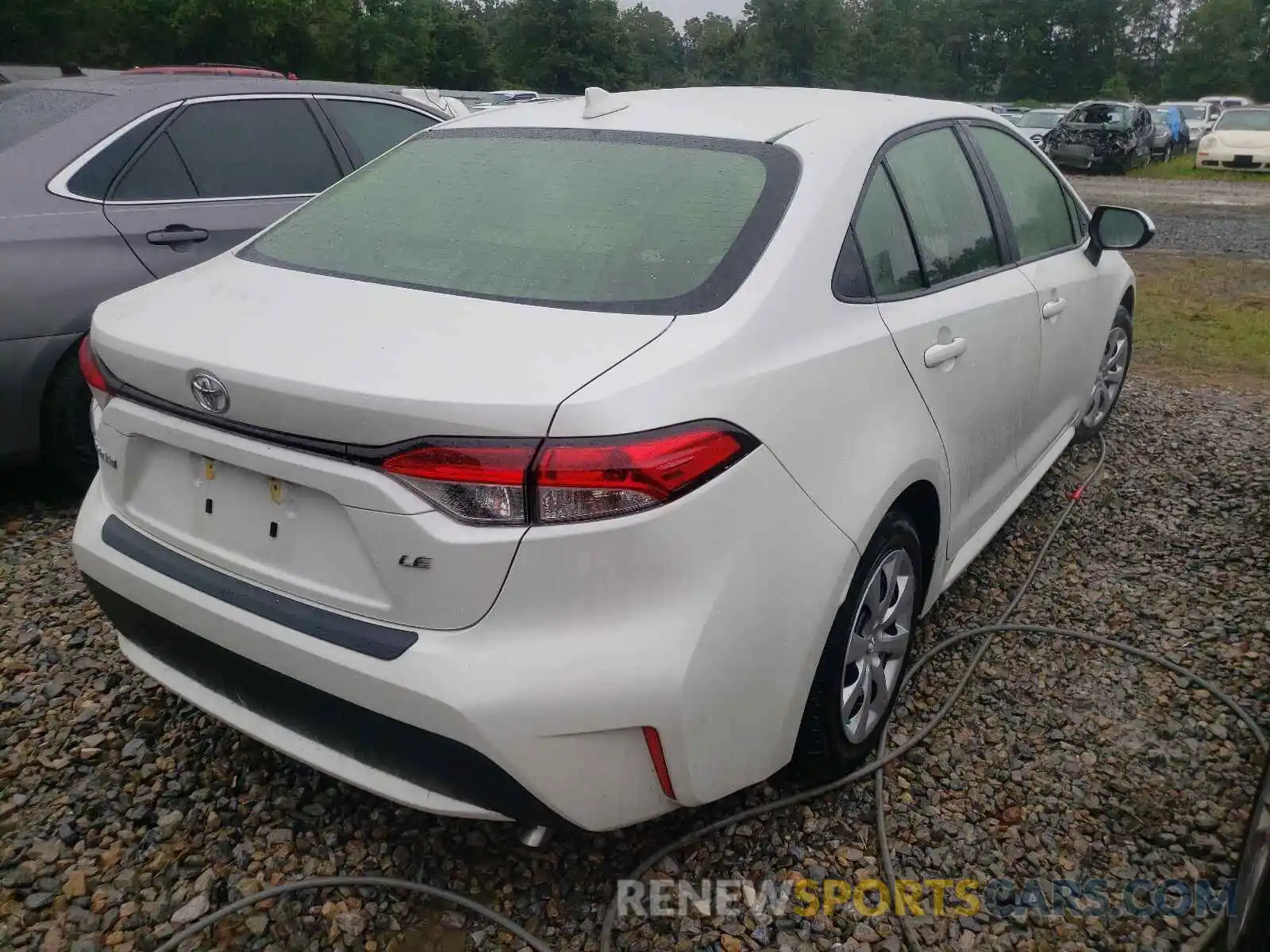 4 Photograph of a damaged car JTDEPRAE5LJ009355 TOYOTA COROLLA 2020