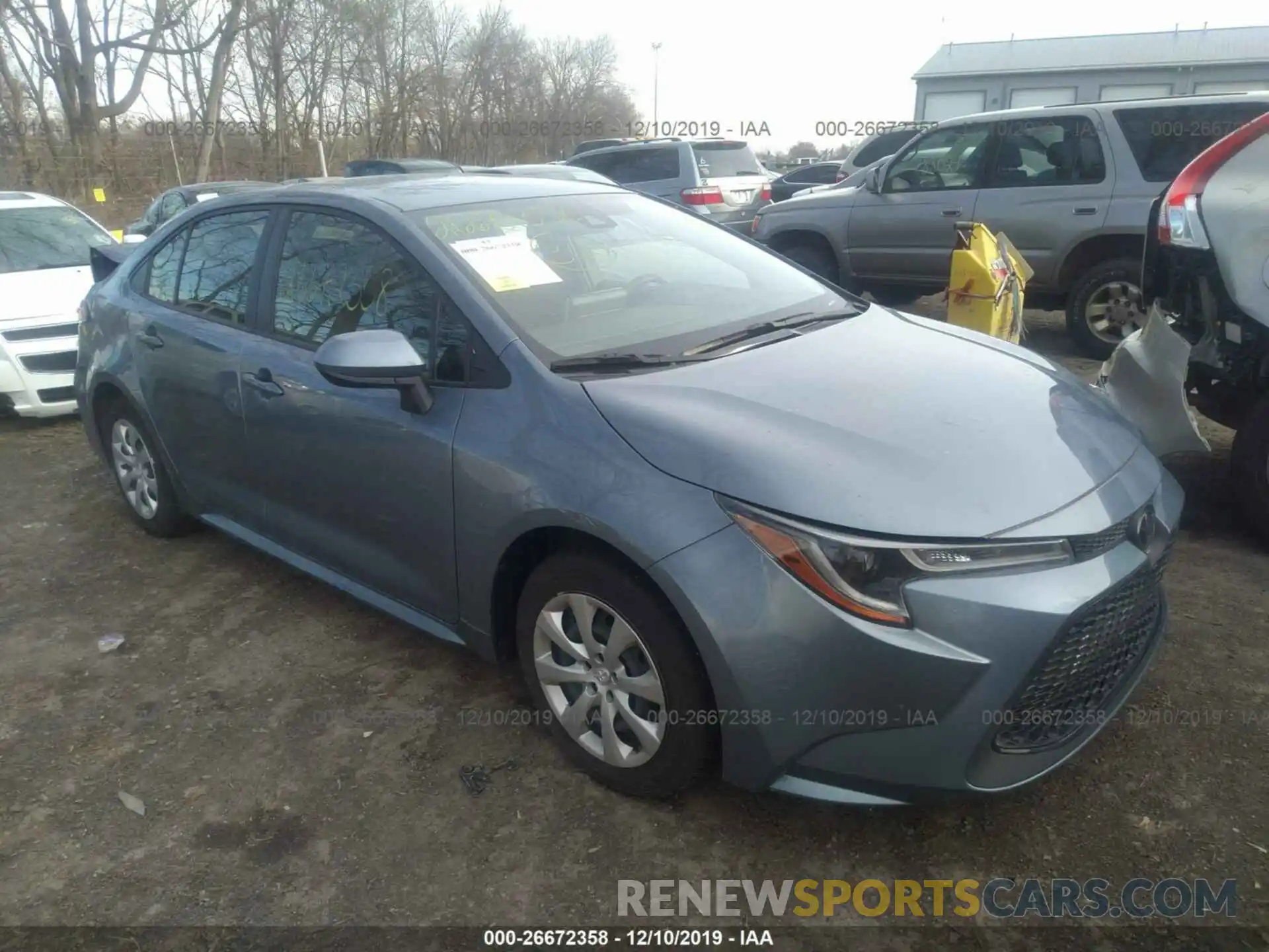 1 Photograph of a damaged car JTDEPRAE5LJ010019 TOYOTA COROLLA 2020