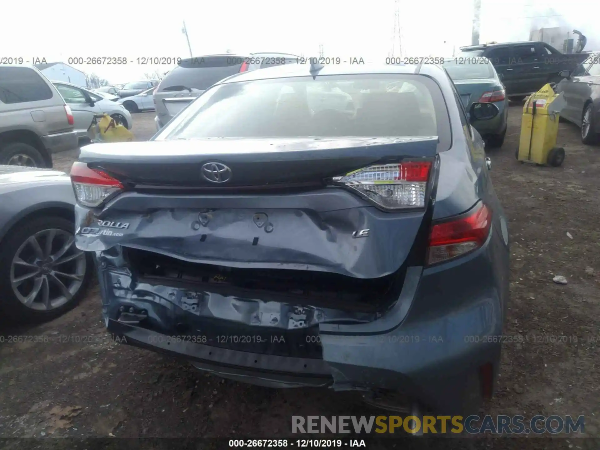 6 Photograph of a damaged car JTDEPRAE5LJ010019 TOYOTA COROLLA 2020