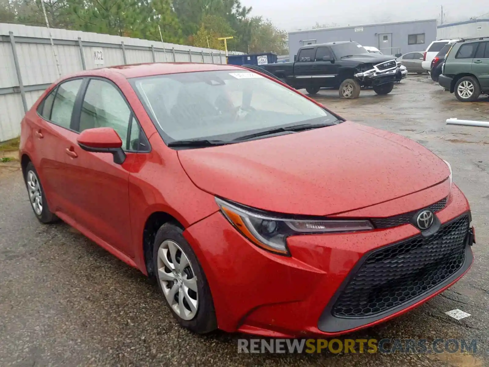 1 Photograph of a damaged car JTDEPRAE5LJ010392 TOYOTA COROLLA 2020