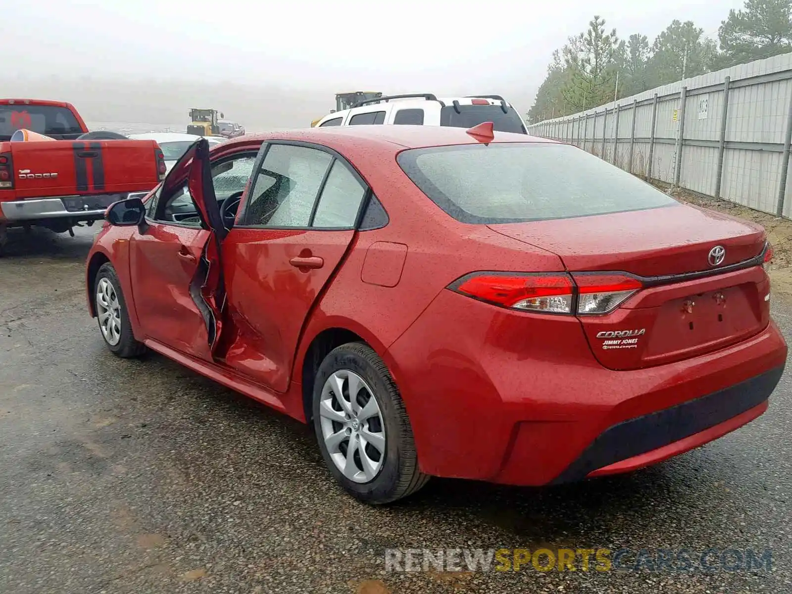 3 Photograph of a damaged car JTDEPRAE5LJ010392 TOYOTA COROLLA 2020