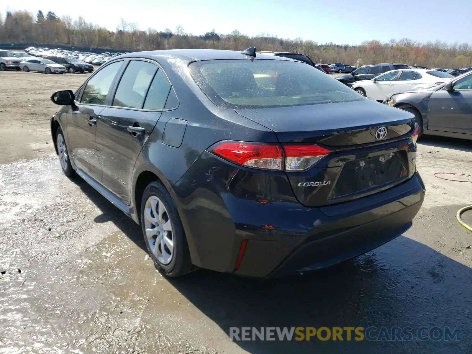 3 Photograph of a damaged car JTDEPRAE5LJ010845 TOYOTA COROLLA 2020