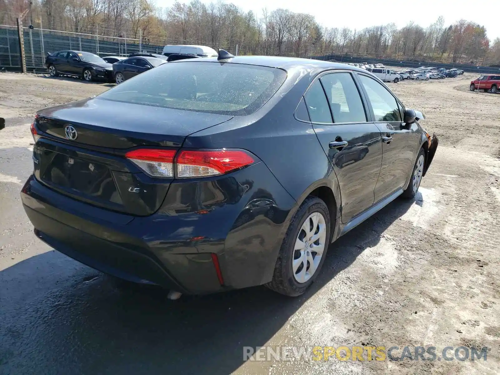 4 Photograph of a damaged car JTDEPRAE5LJ010845 TOYOTA COROLLA 2020