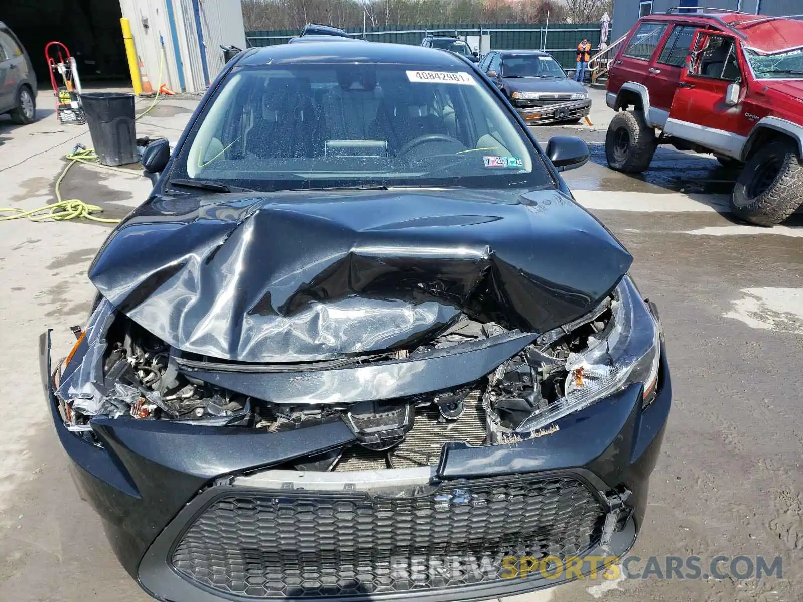 7 Photograph of a damaged car JTDEPRAE5LJ010845 TOYOTA COROLLA 2020