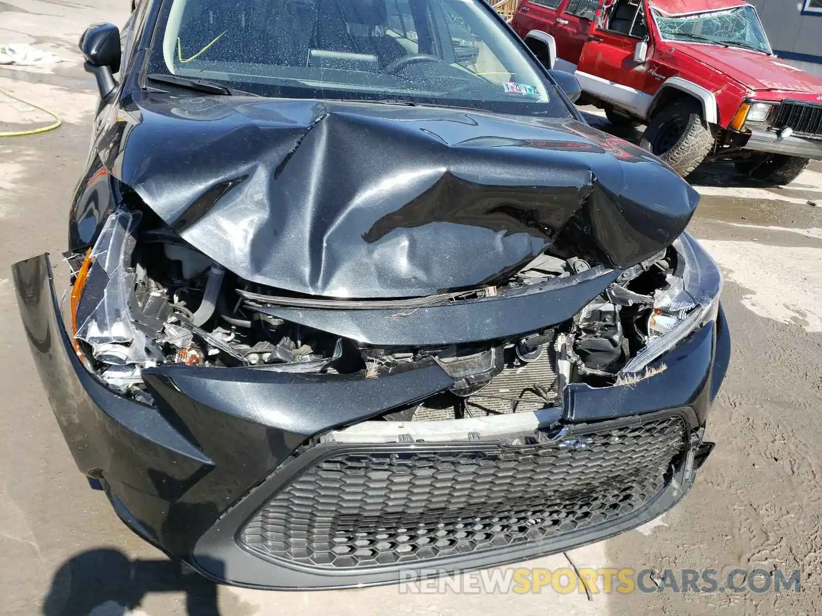 9 Photograph of a damaged car JTDEPRAE5LJ010845 TOYOTA COROLLA 2020