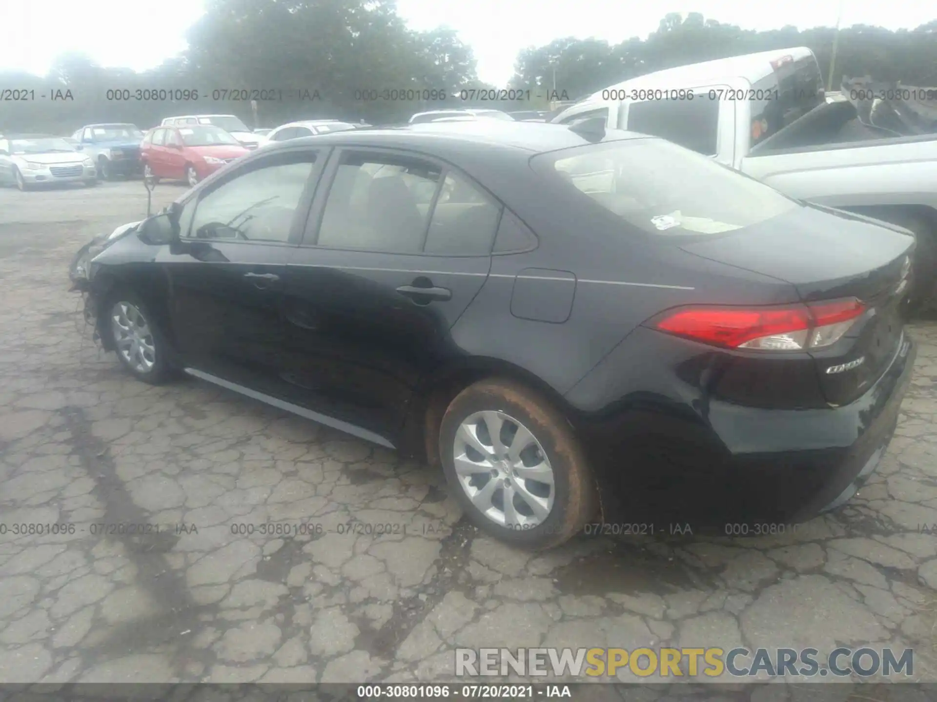 3 Photograph of a damaged car JTDEPRAE5LJ011185 TOYOTA COROLLA 2020