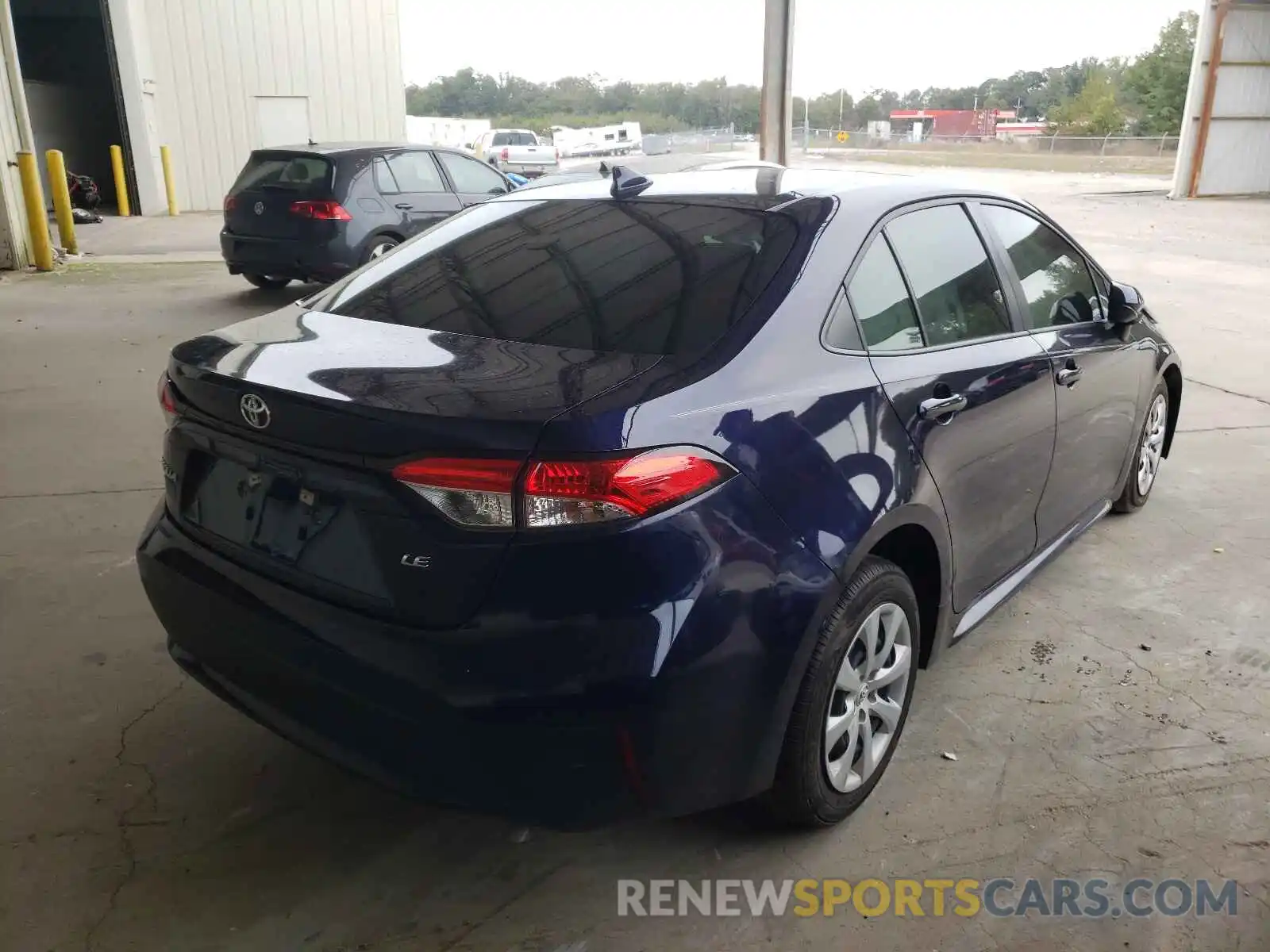 4 Photograph of a damaged car JTDEPRAE5LJ011493 TOYOTA COROLLA 2020