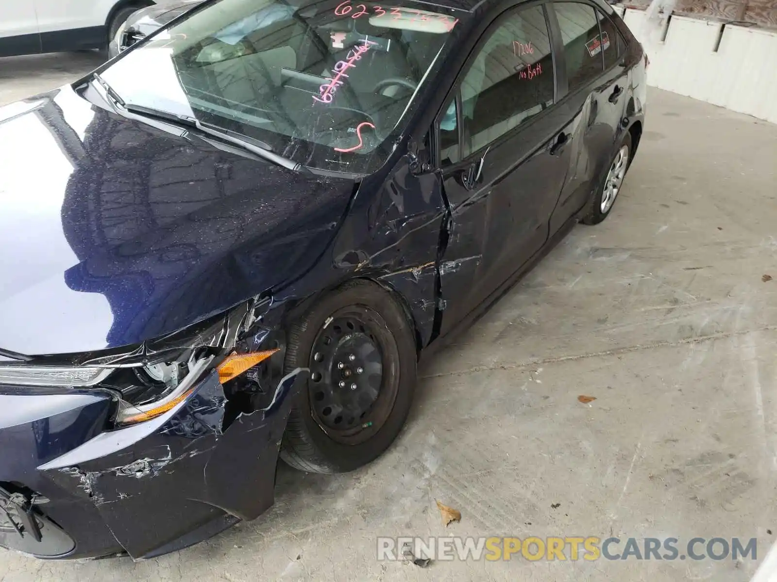 9 Photograph of a damaged car JTDEPRAE5LJ011493 TOYOTA COROLLA 2020