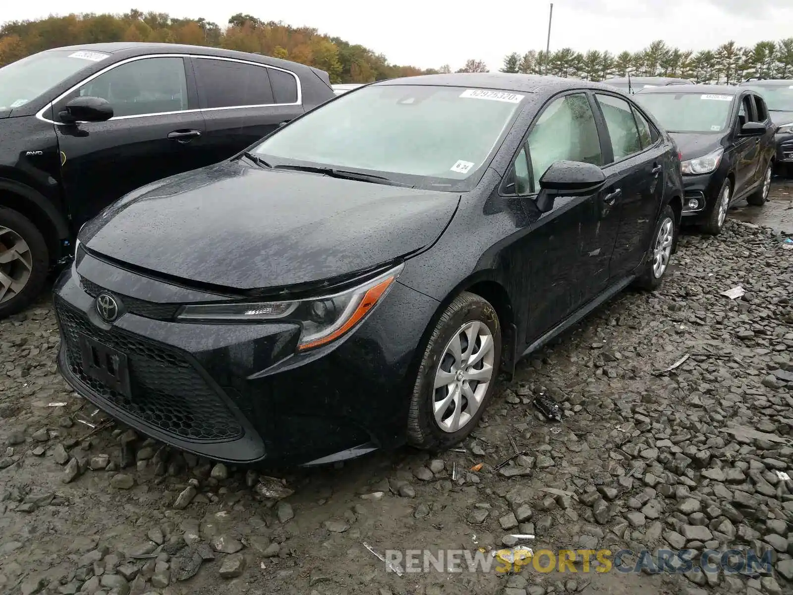 2 Photograph of a damaged car JTDEPRAE5LJ012417 TOYOTA COROLLA 2020