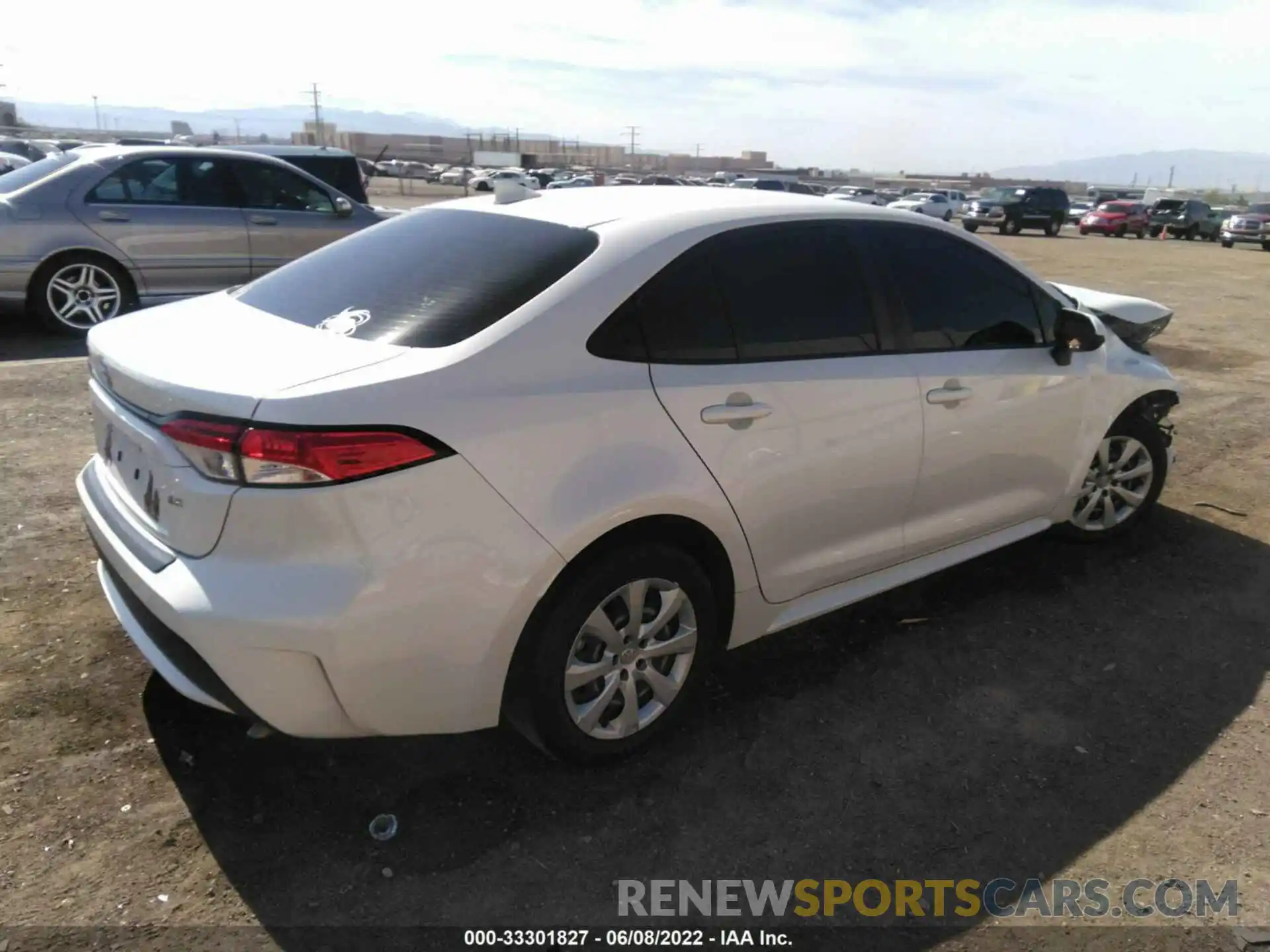 4 Photograph of a damaged car JTDEPRAE5LJ014149 TOYOTA COROLLA 2020