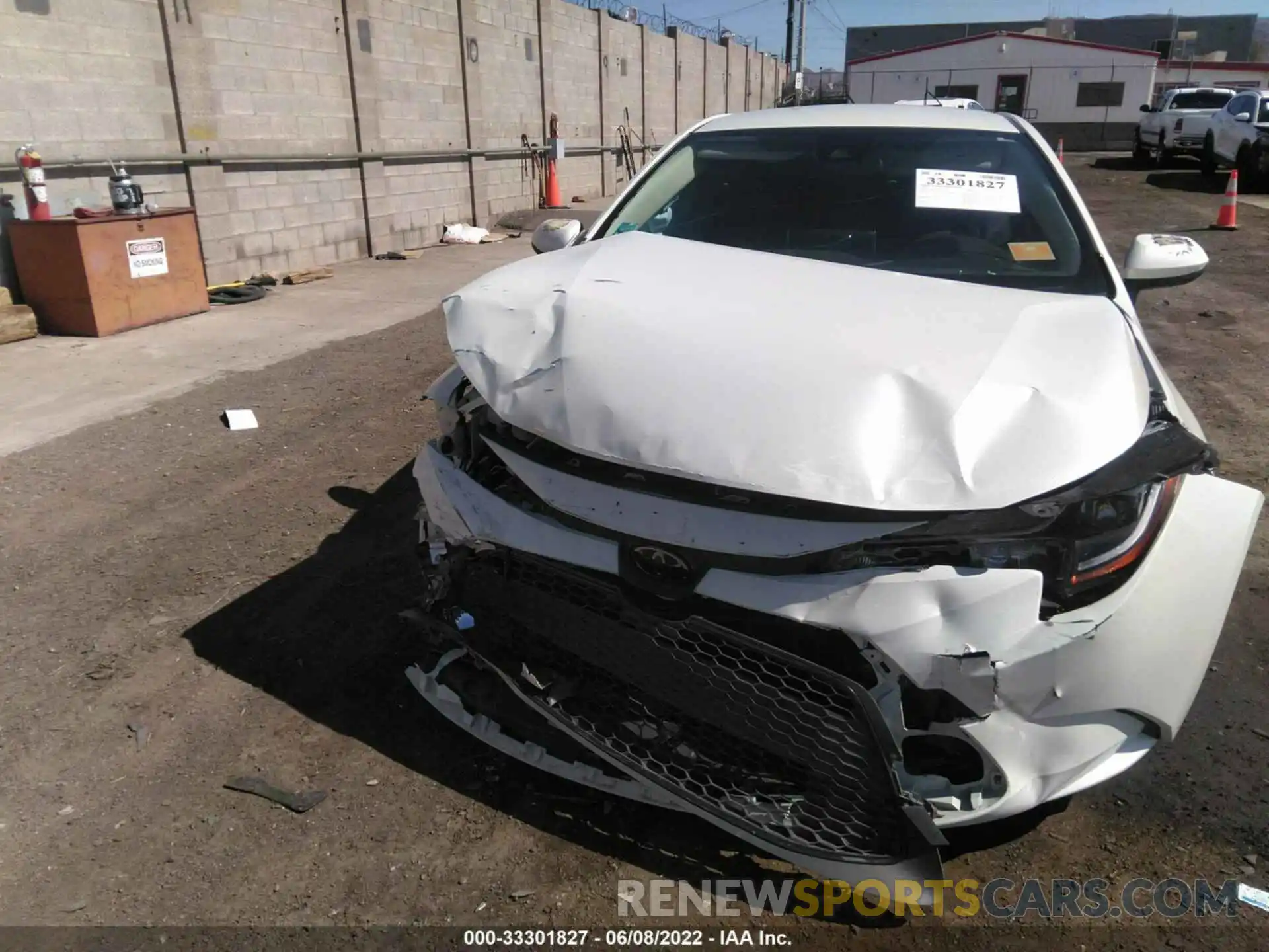 6 Photograph of a damaged car JTDEPRAE5LJ014149 TOYOTA COROLLA 2020