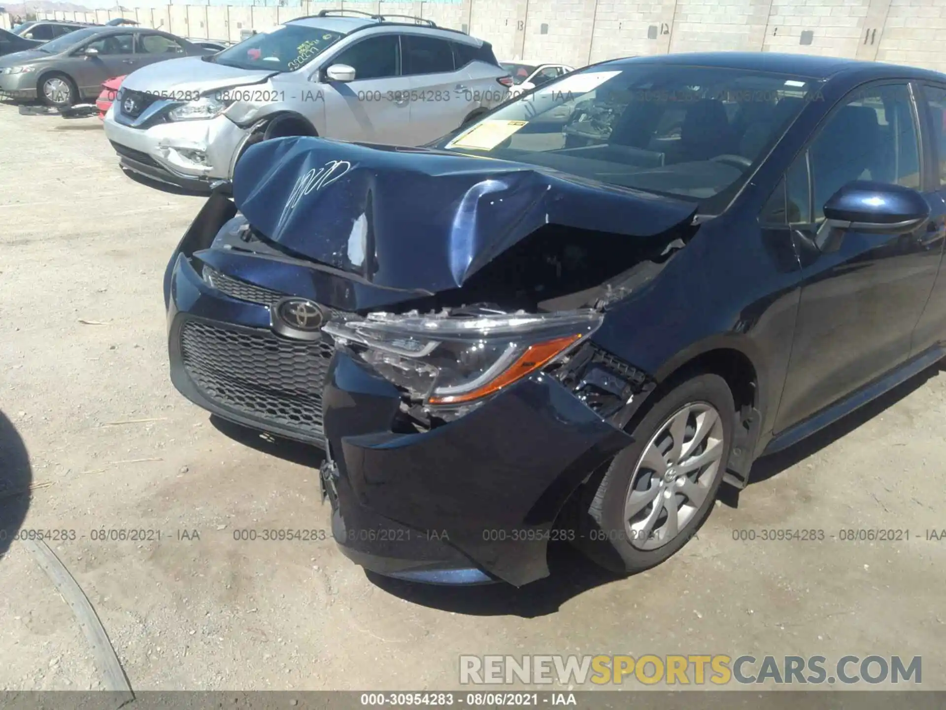 6 Photograph of a damaged car JTDEPRAE5LJ014801 TOYOTA COROLLA 2020