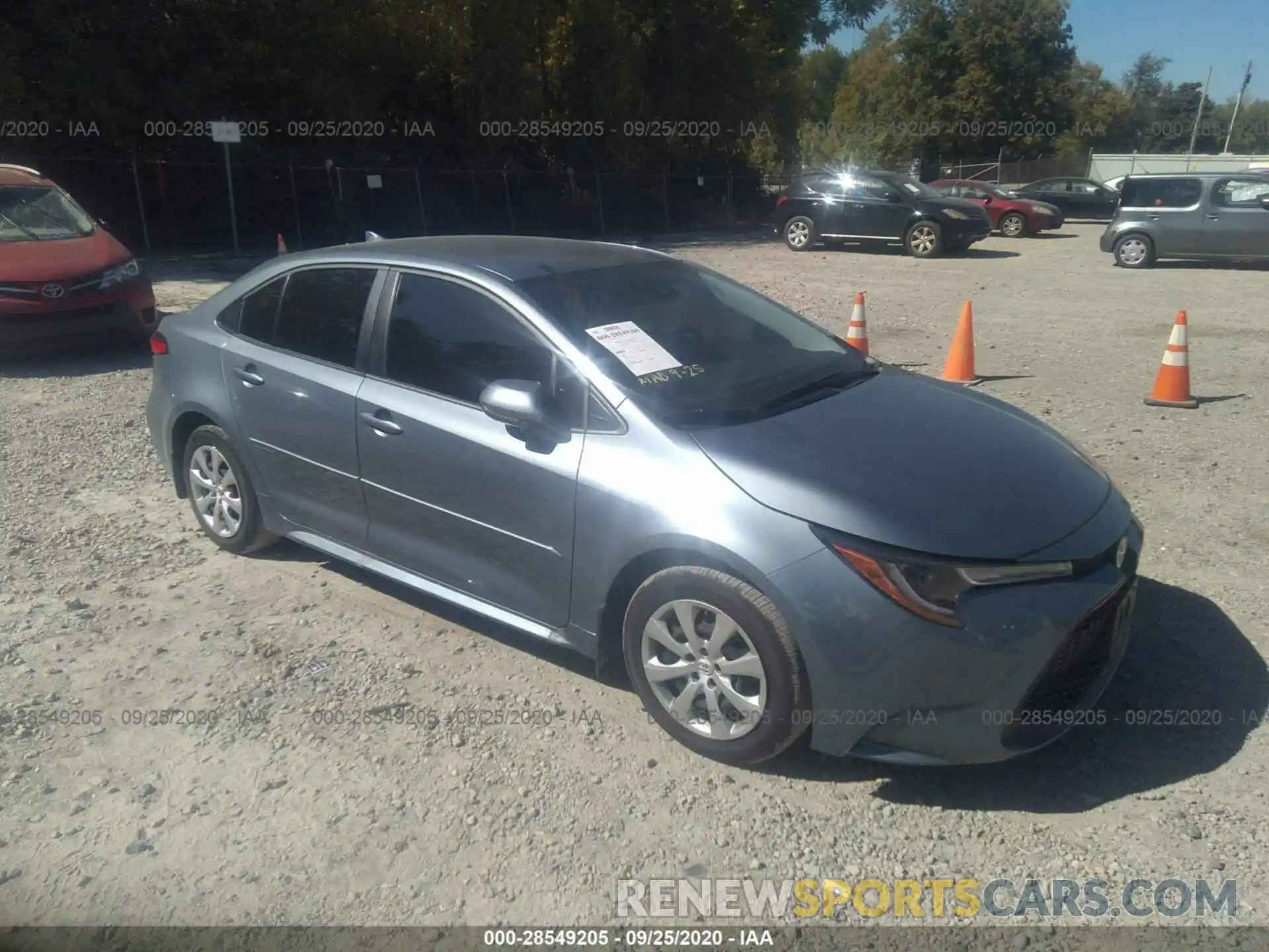 1 Photograph of a damaged car JTDEPRAE5LJ014927 TOYOTA COROLLA 2020