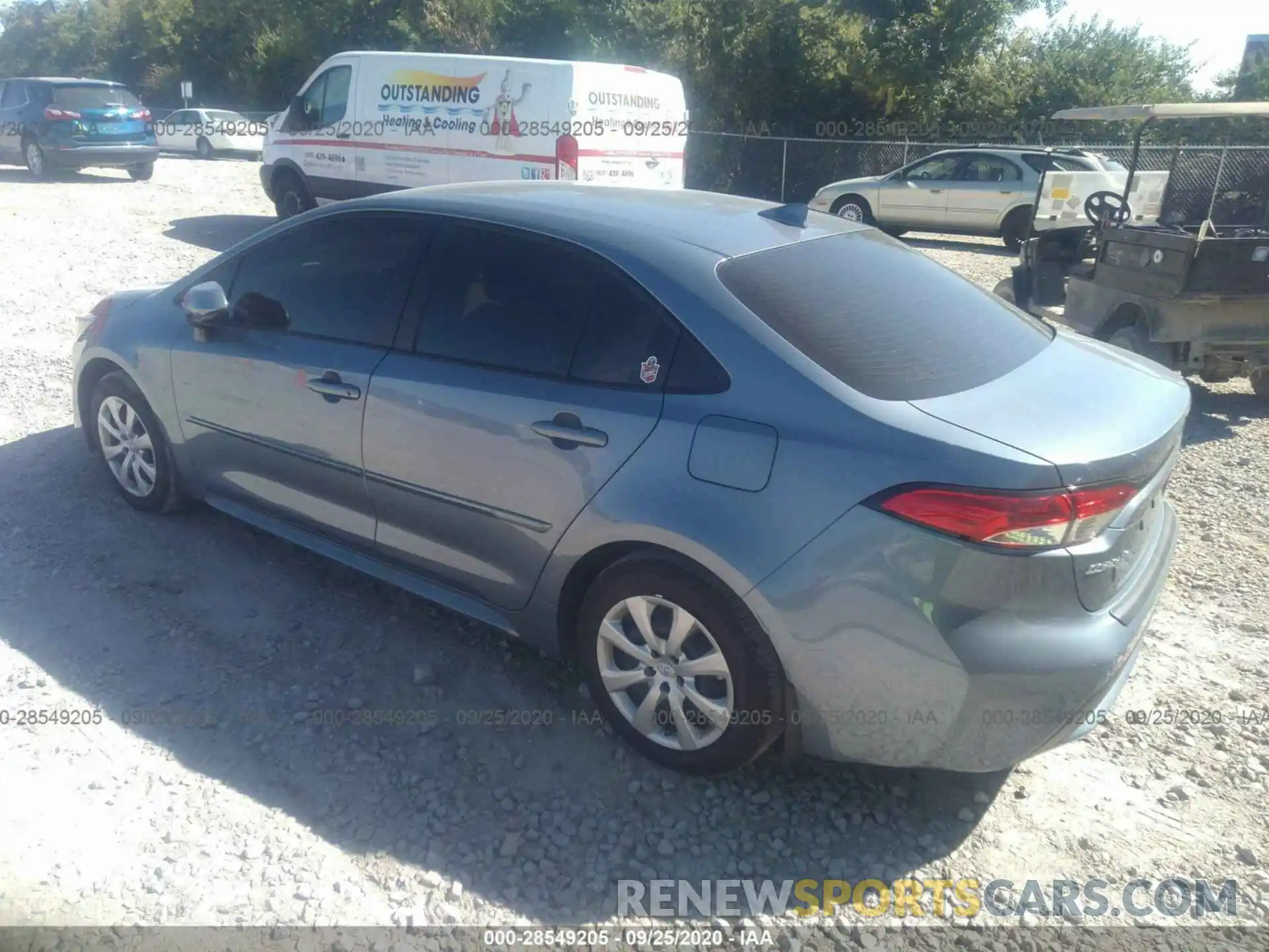 3 Photograph of a damaged car JTDEPRAE5LJ014927 TOYOTA COROLLA 2020