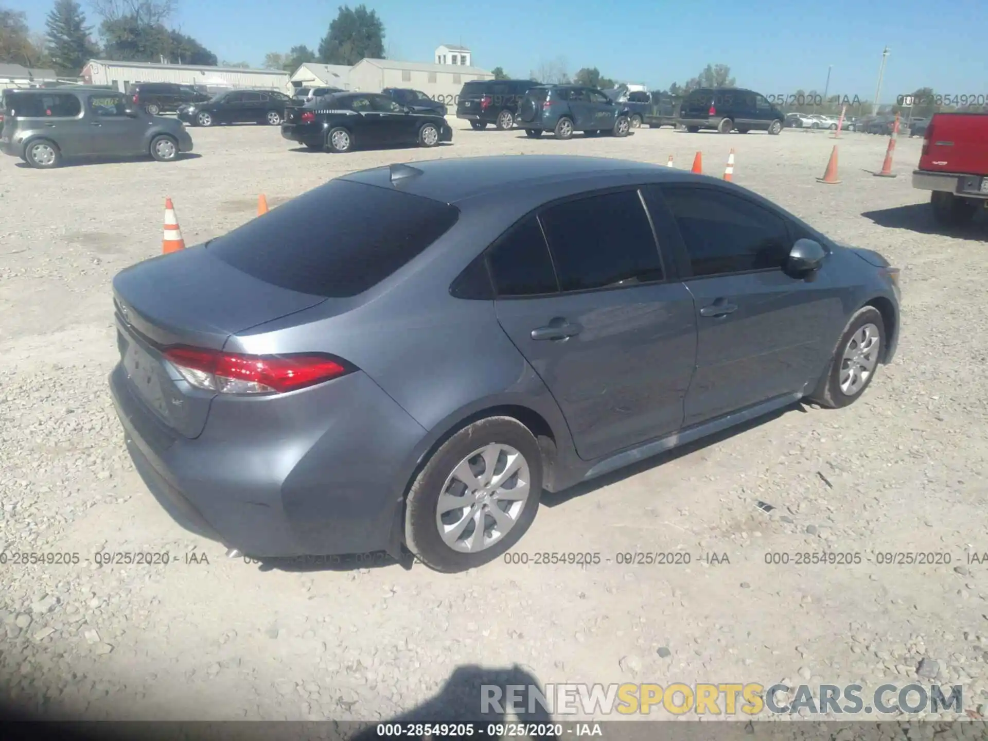 4 Photograph of a damaged car JTDEPRAE5LJ014927 TOYOTA COROLLA 2020