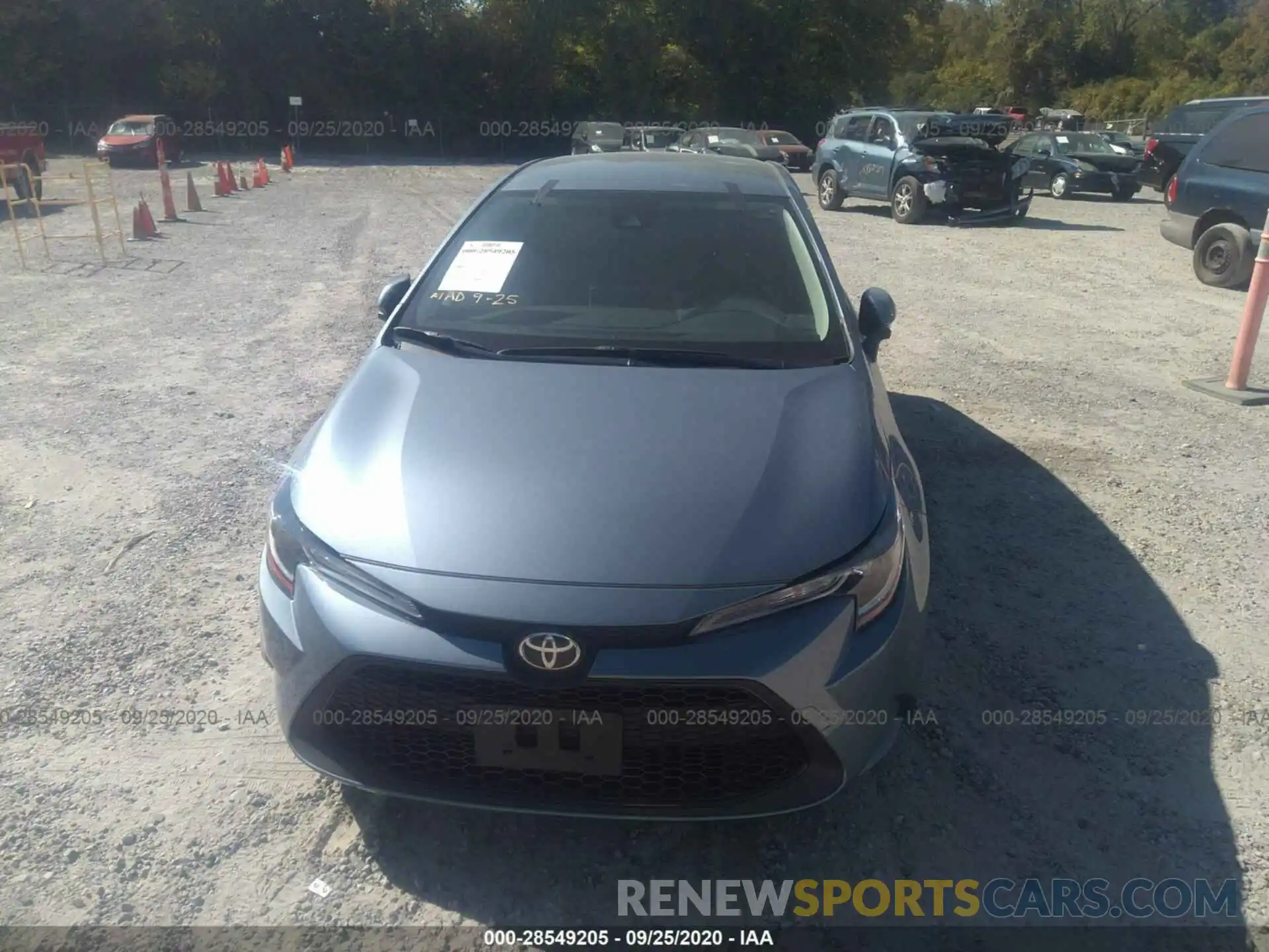 6 Photograph of a damaged car JTDEPRAE5LJ014927 TOYOTA COROLLA 2020