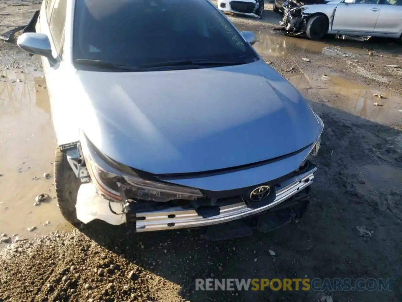 9 Photograph of a damaged car JTDEPRAE5LJ015320 TOYOTA COROLLA 2020