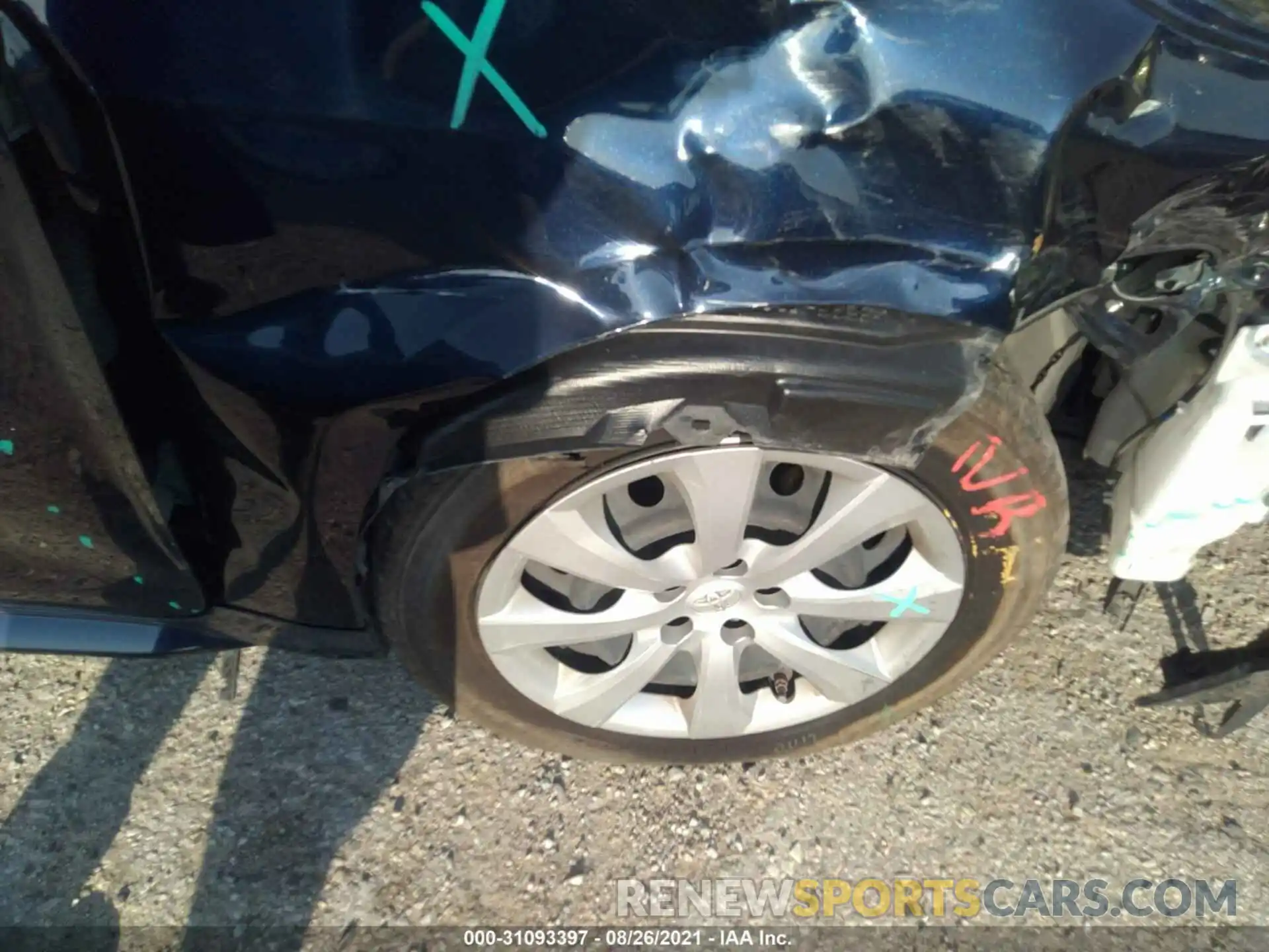 14 Photograph of a damaged car JTDEPRAE5LJ015673 TOYOTA COROLLA 2020