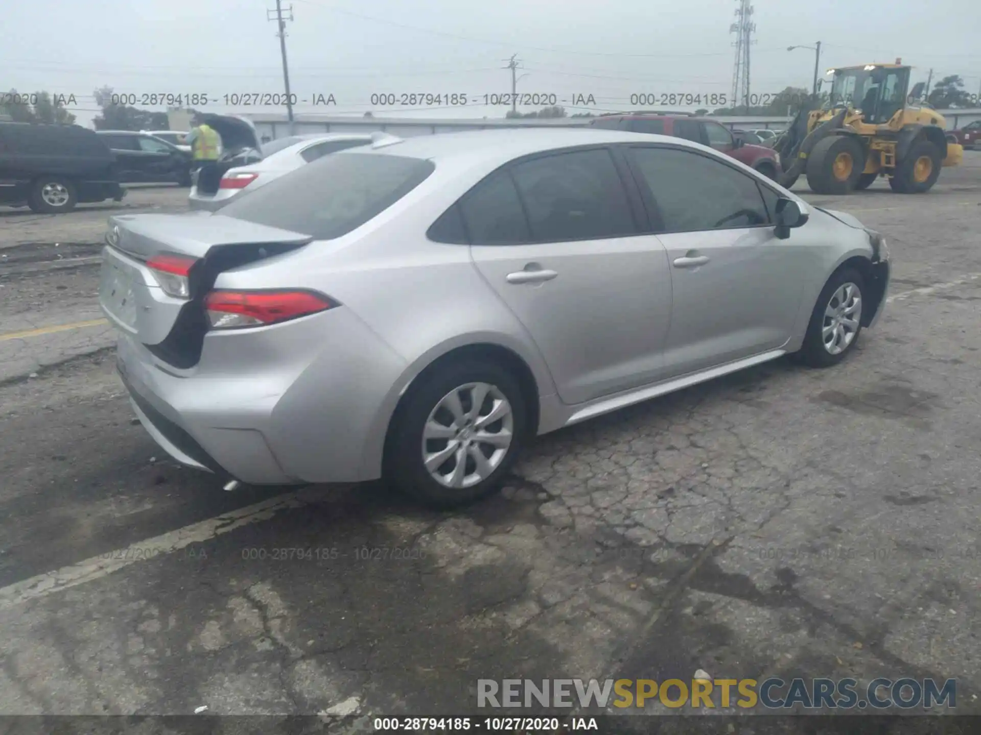 4 Photograph of a damaged car JTDEPRAE5LJ016175 TOYOTA COROLLA 2020