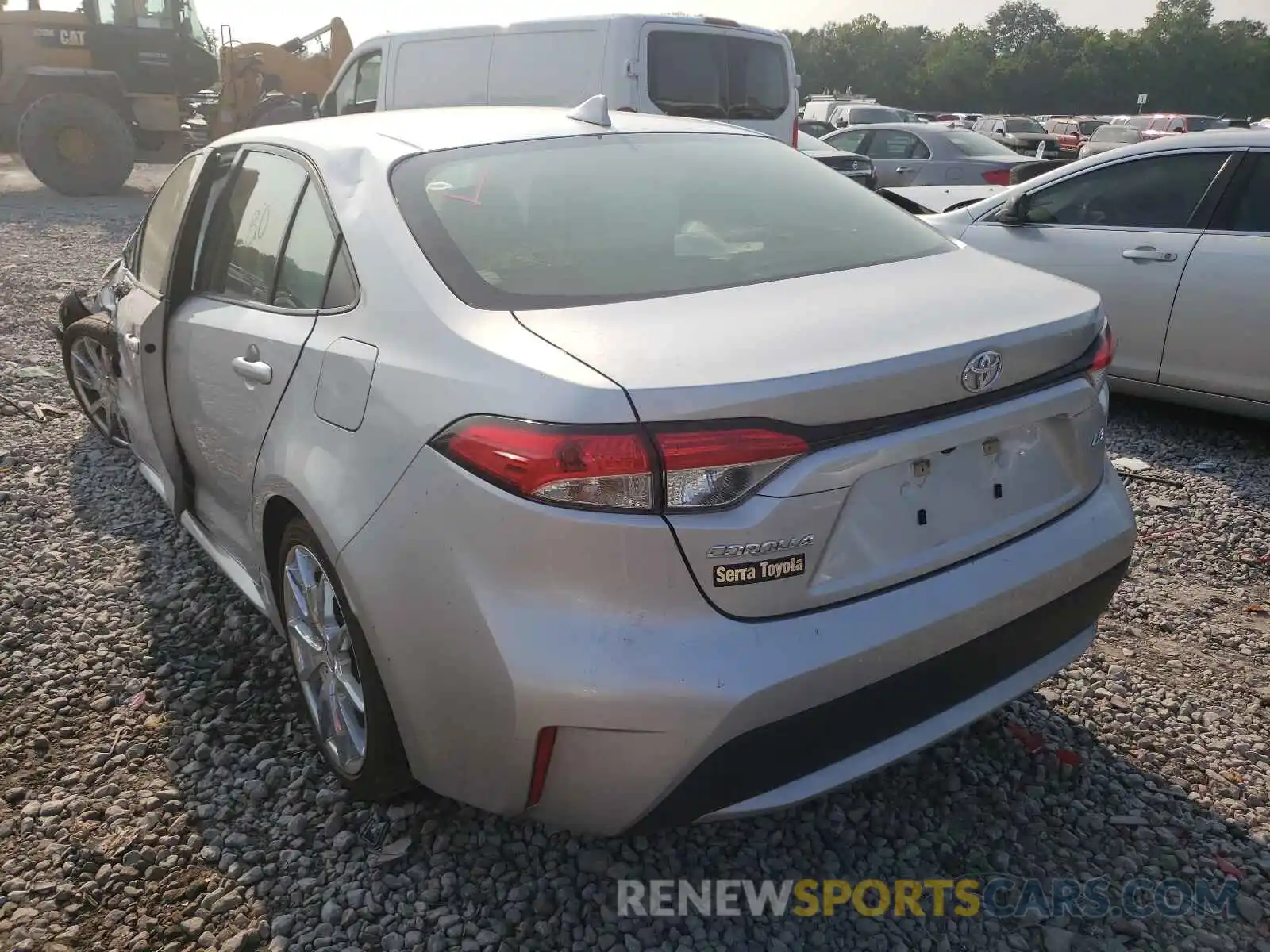 3 Photograph of a damaged car JTDEPRAE5LJ016273 TOYOTA COROLLA 2020