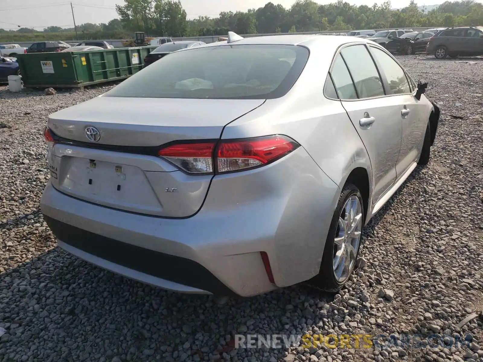 4 Photograph of a damaged car JTDEPRAE5LJ016273 TOYOTA COROLLA 2020