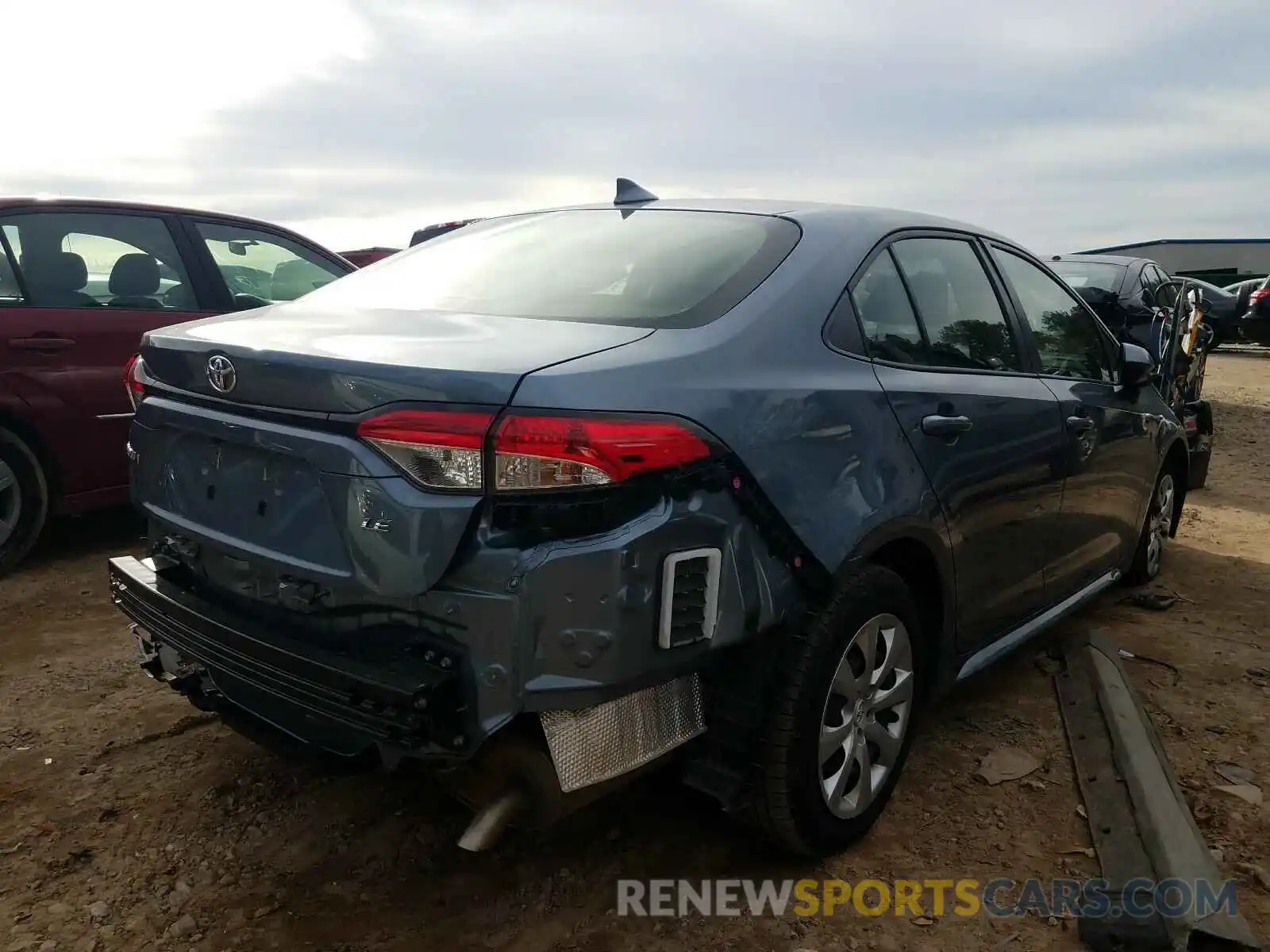 4 Photograph of a damaged car JTDEPRAE5LJ017486 TOYOTA COROLLA 2020