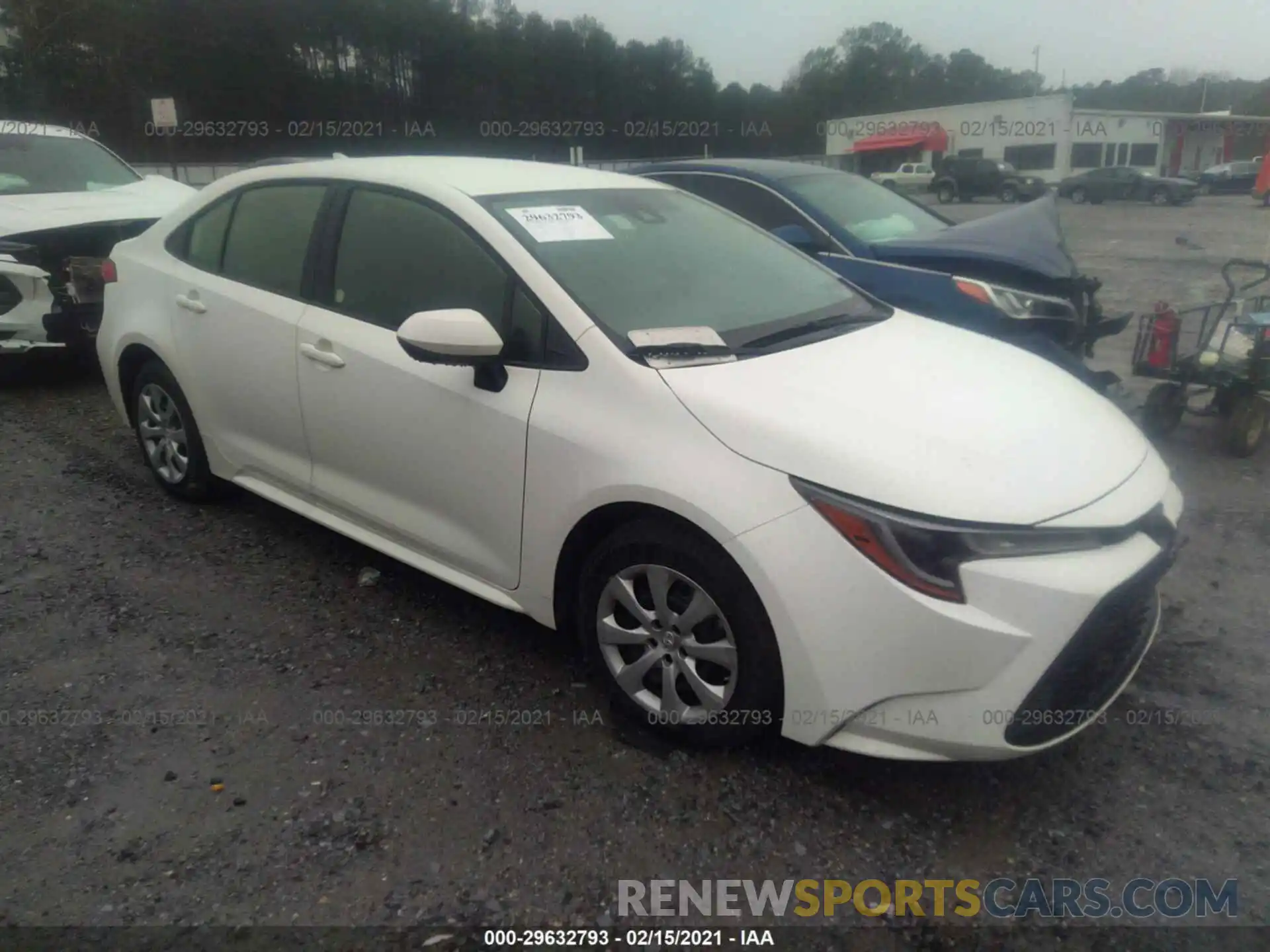 1 Photograph of a damaged car JTDEPRAE5LJ017729 TOYOTA COROLLA 2020