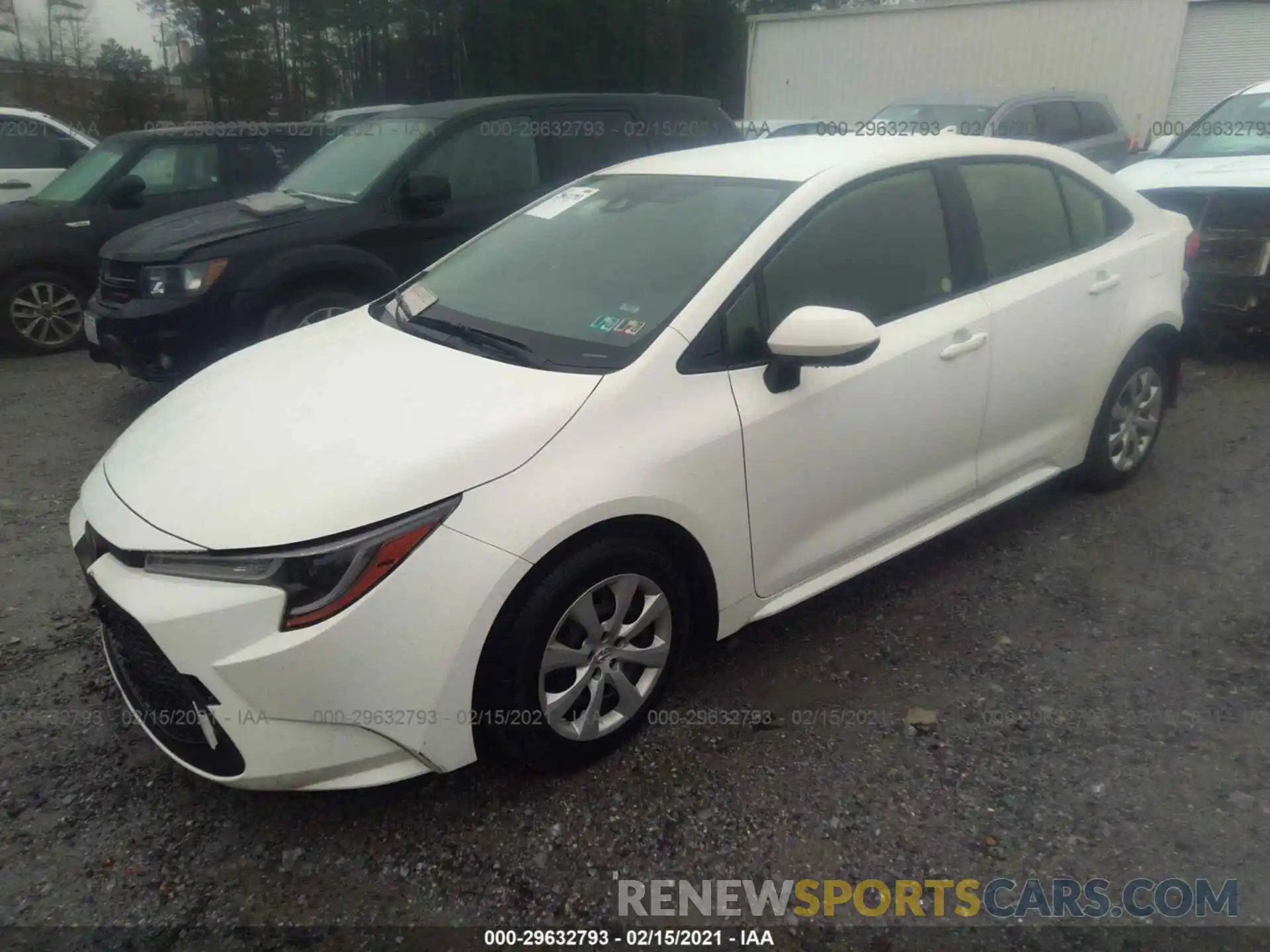 2 Photograph of a damaged car JTDEPRAE5LJ017729 TOYOTA COROLLA 2020