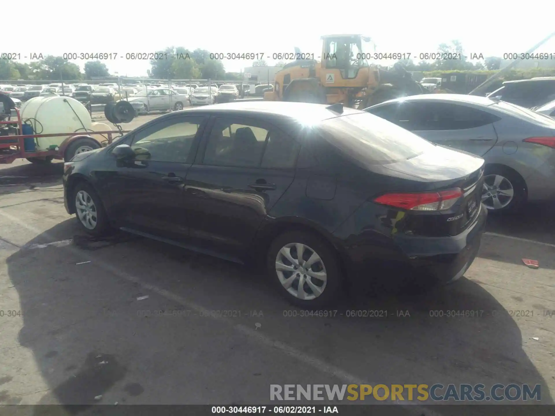 3 Photograph of a damaged car JTDEPRAE5LJ017794 TOYOTA COROLLA 2020