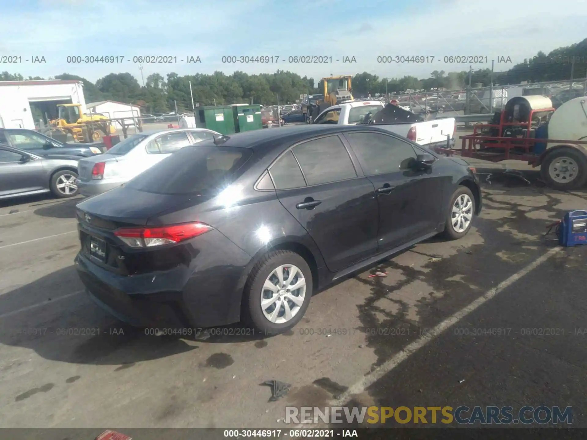 4 Photograph of a damaged car JTDEPRAE5LJ017794 TOYOTA COROLLA 2020