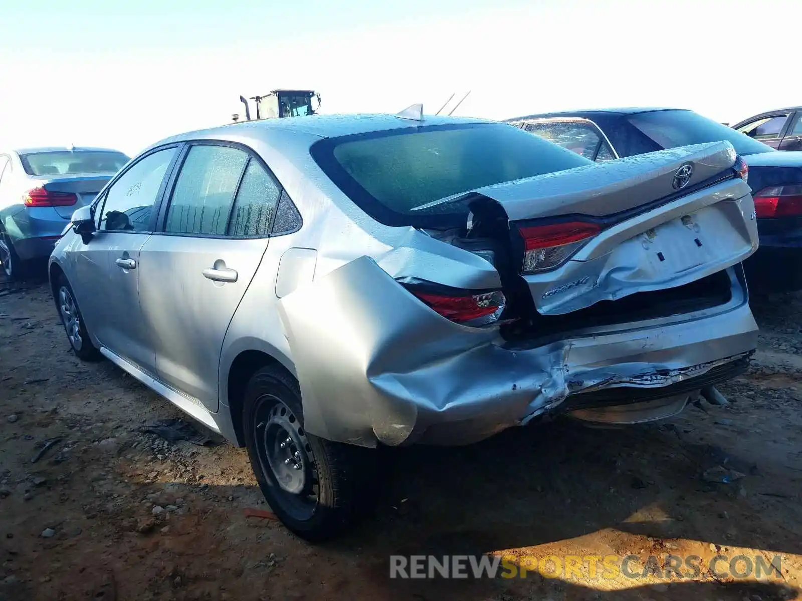 3 Photograph of a damaged car JTDEPRAE5LJ017889 TOYOTA COROLLA 2020