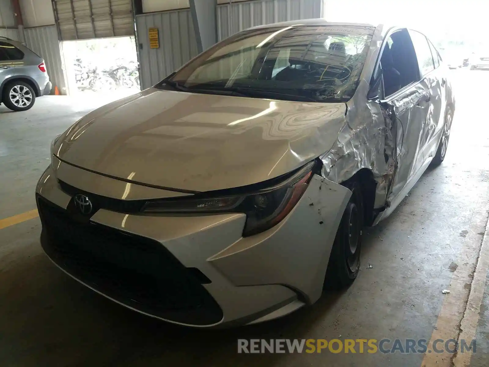 2 Photograph of a damaged car JTDEPRAE5LJ018069 TOYOTA COROLLA 2020