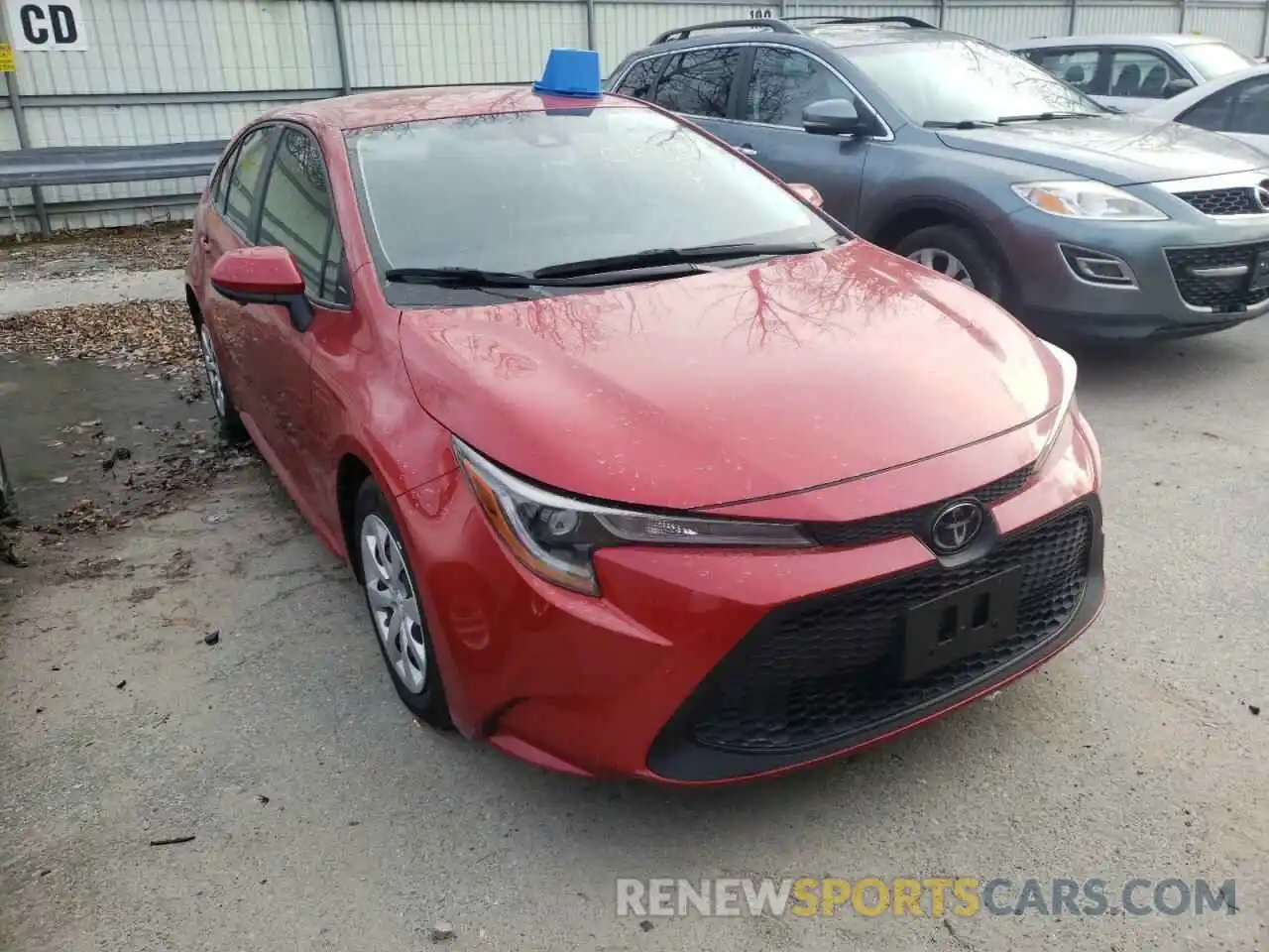 1 Photograph of a damaged car JTDEPRAE5LJ018525 TOYOTA COROLLA 2020