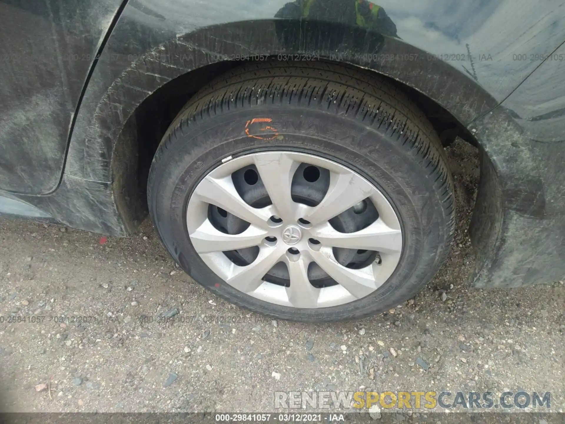 12 Photograph of a damaged car JTDEPRAE5LJ018587 TOYOTA COROLLA 2020