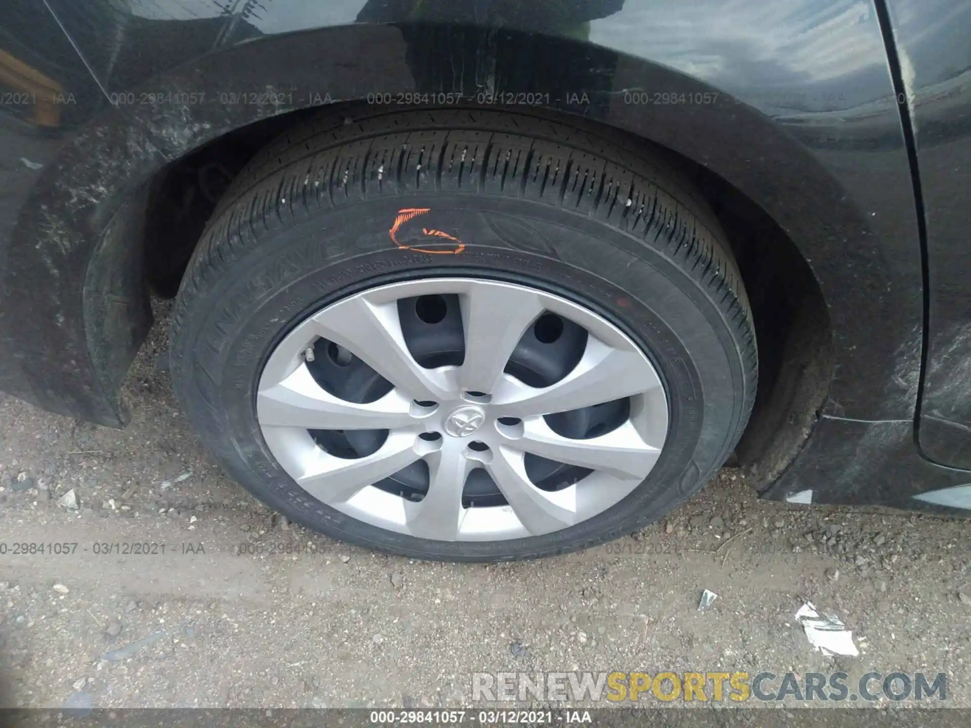 14 Photograph of a damaged car JTDEPRAE5LJ018587 TOYOTA COROLLA 2020